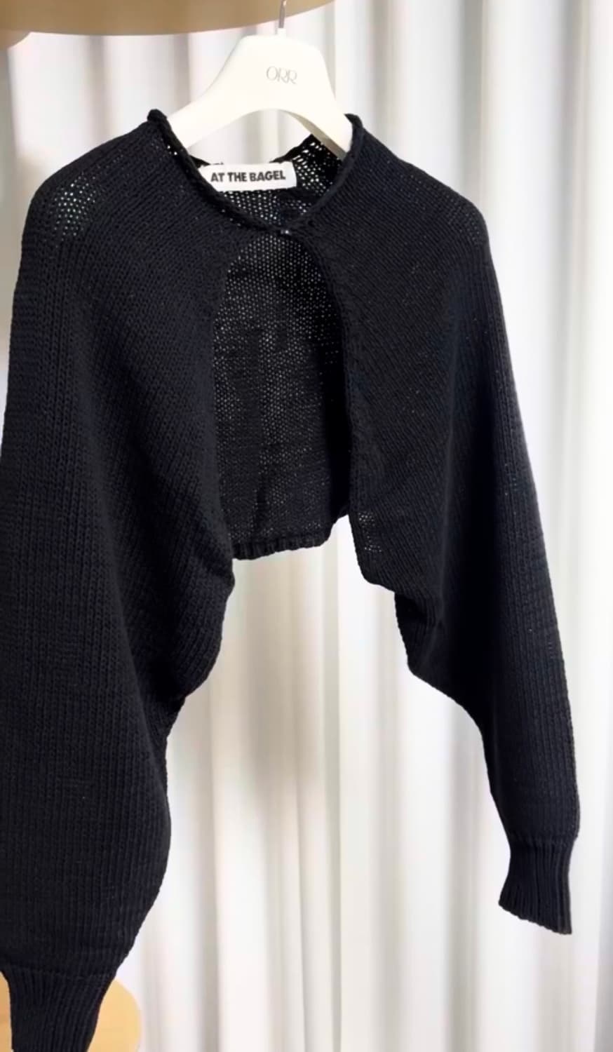 엣더베이글 볼레로 블랙 상품이미지1