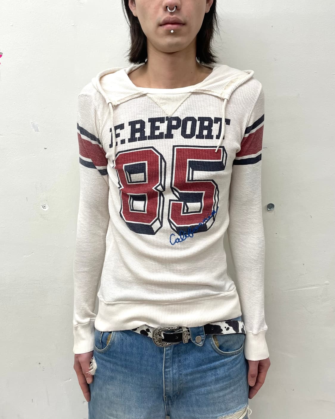 85 Retro Waffle Hoodie Long Sleeve 상품이미지1