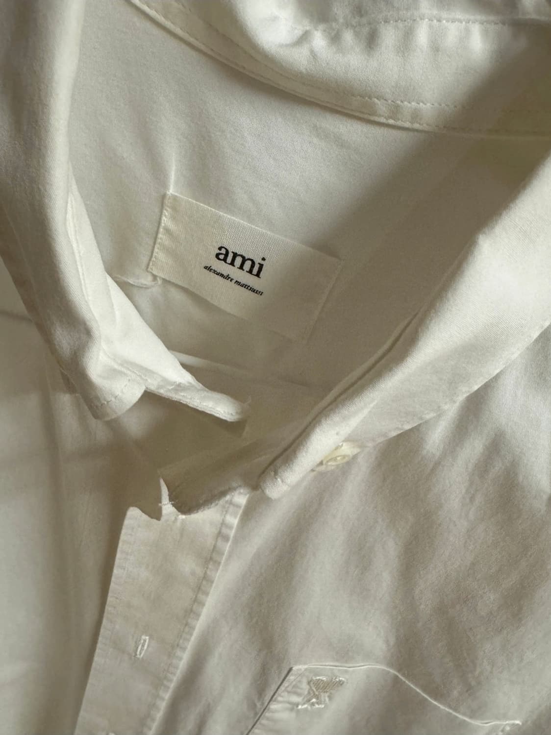 AMI 아미 반팔 오버핏 셔츠 42 상품이미지4