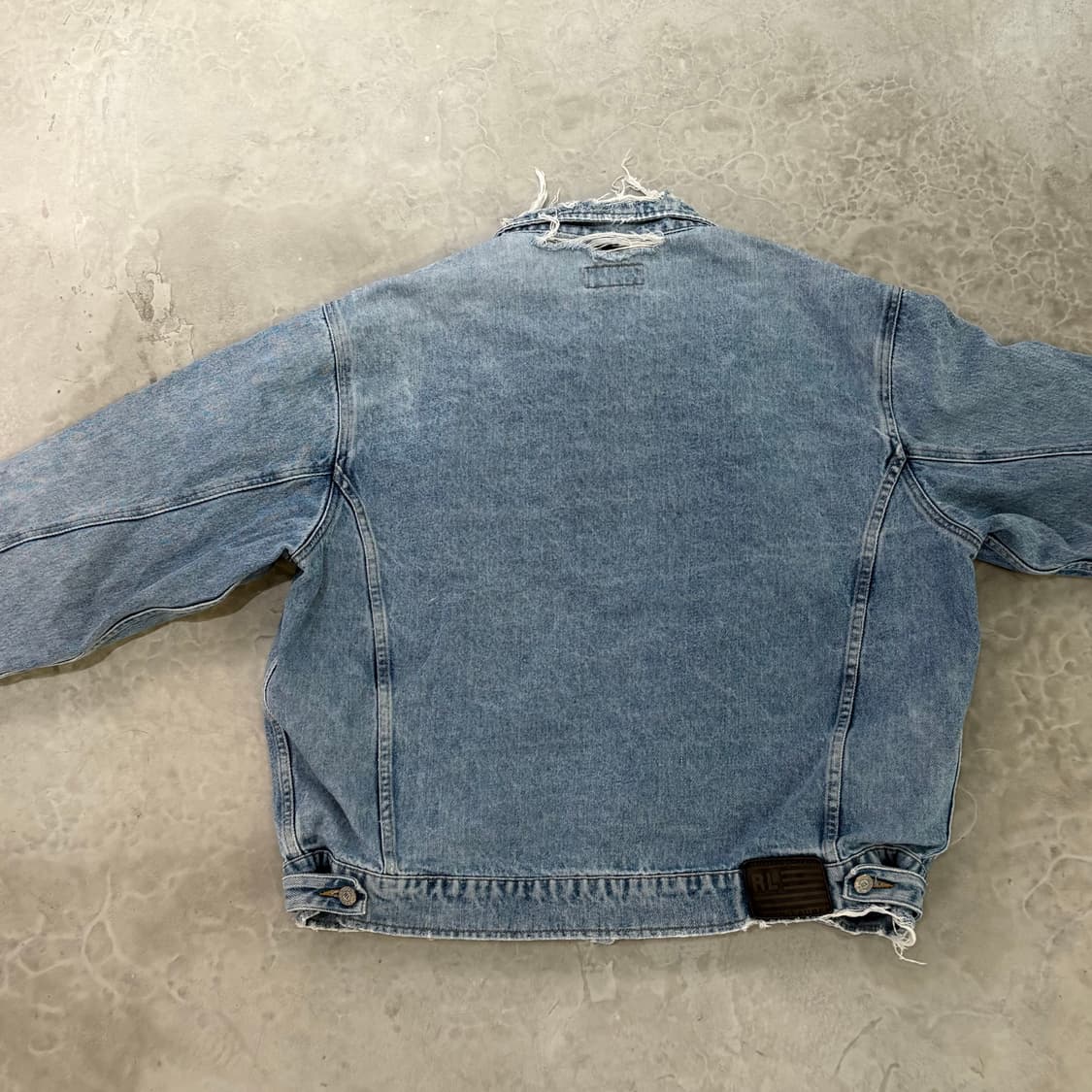 [XL] 폴로 진스 클래식 연청 데님 트러커 자켓 덩가리 상품이미지6