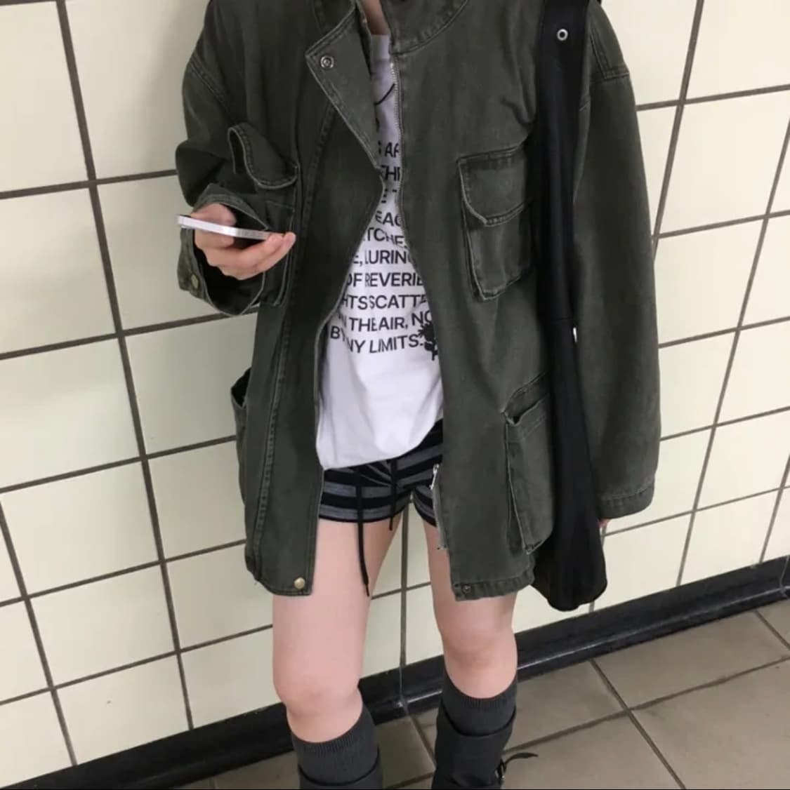 니티 포켓 빈티지 야상 점퍼 상품이미지1