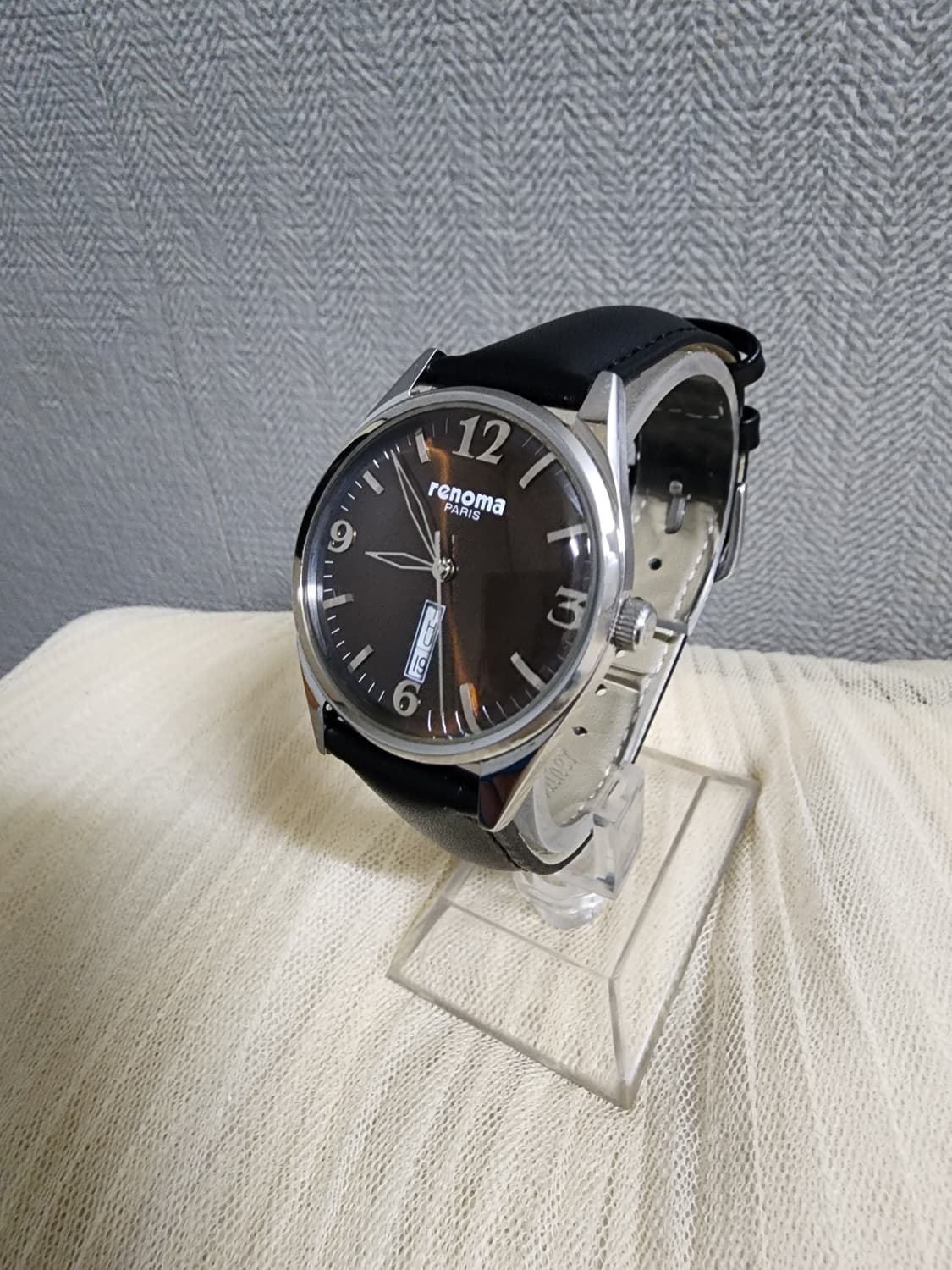 레노마 쿼츠 가죽 손목시계 상품이미지1
