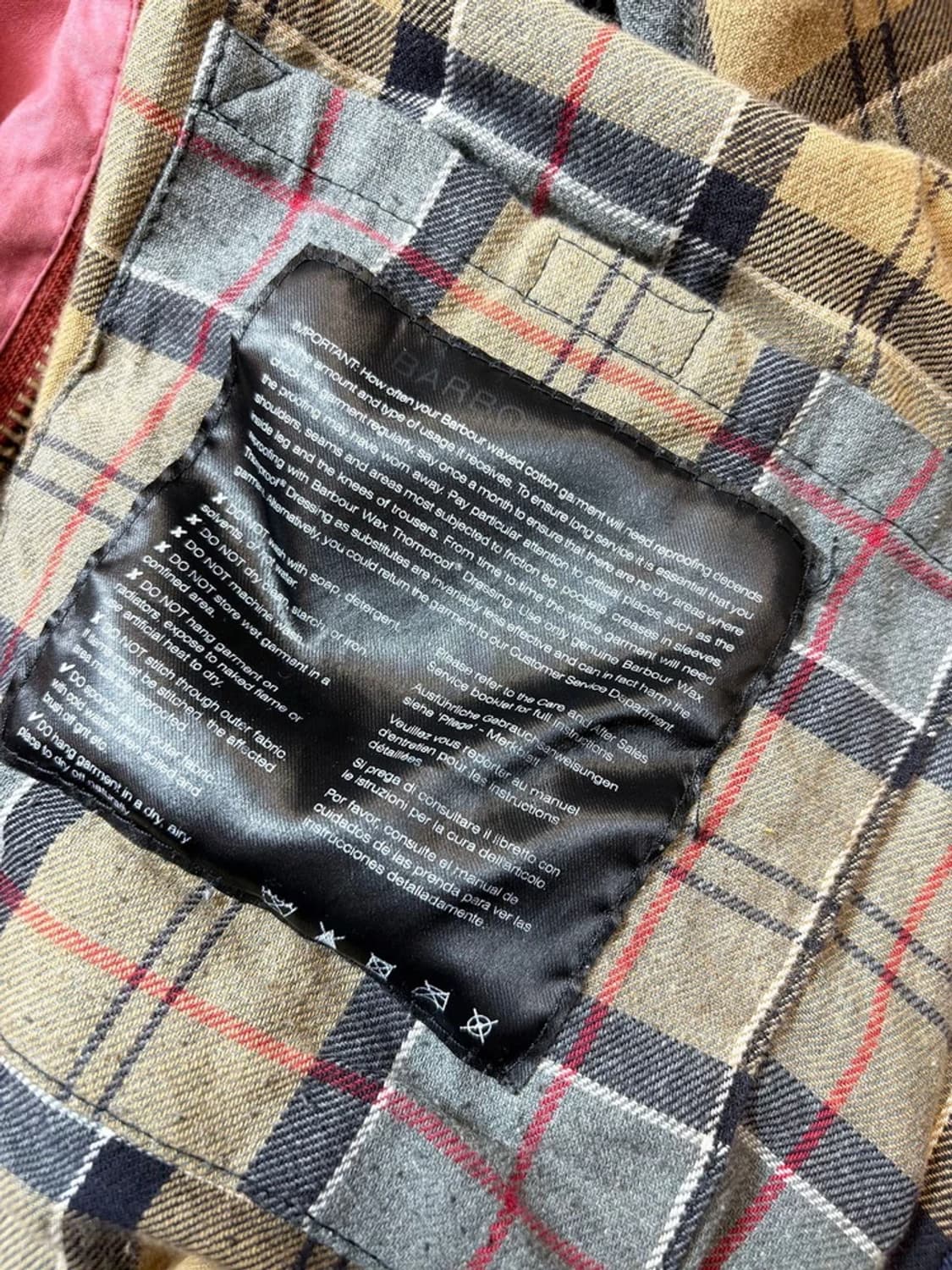 바버 Barbour 비드넬 왁스드 클래식 자켓 PN6499 상품이미지10