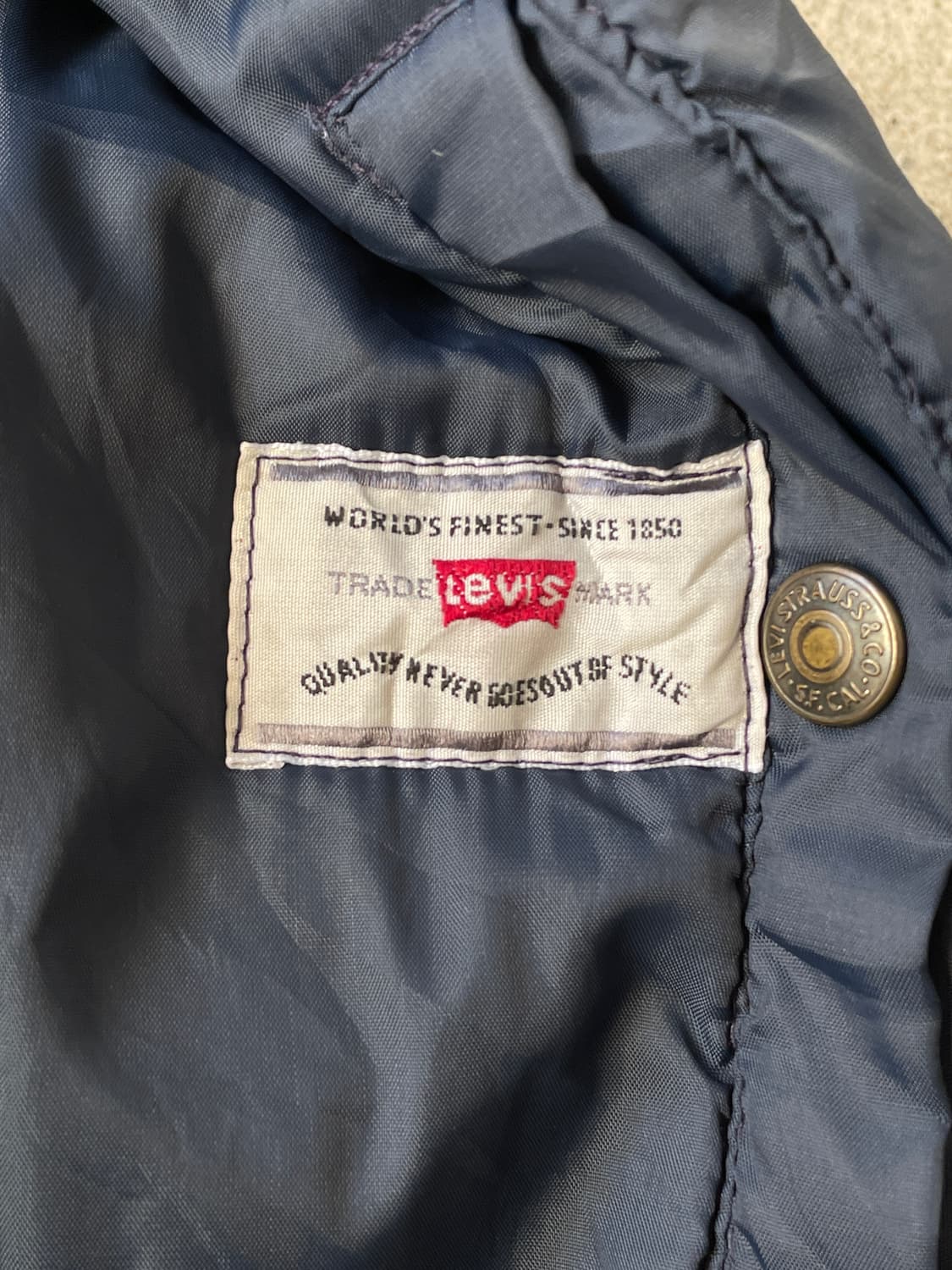 90s Levis Bomber jacket(Italy Made) 상품이미지8