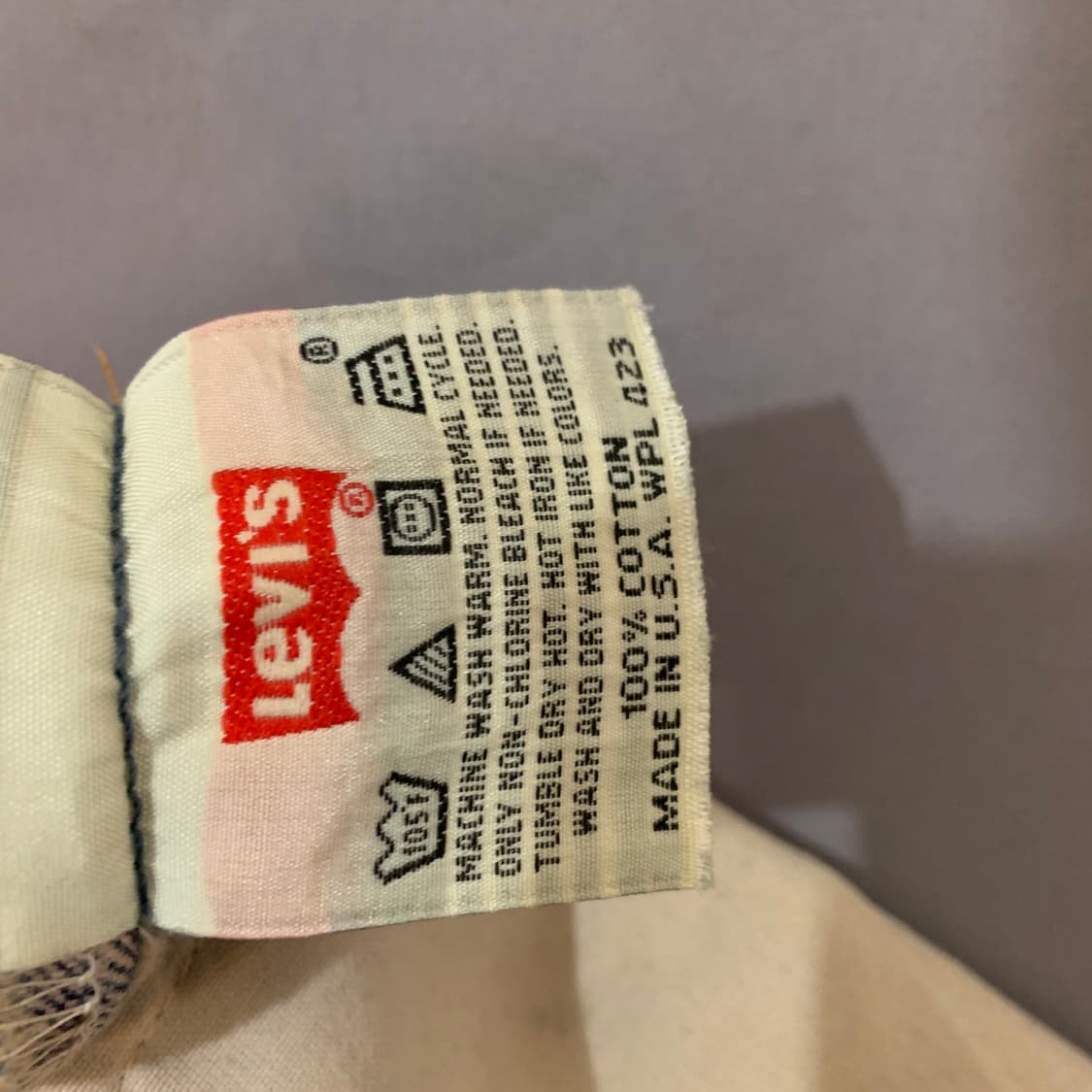 34인치 리바이스 501 90s USA 빈티지 데미지 데님 청바지 상품이미지9