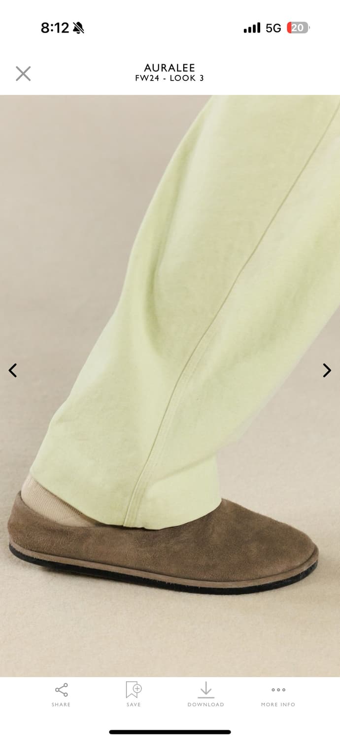 오라리 스웨이드 샌달 로퍼 suede sandals 8.5 상품이미지3