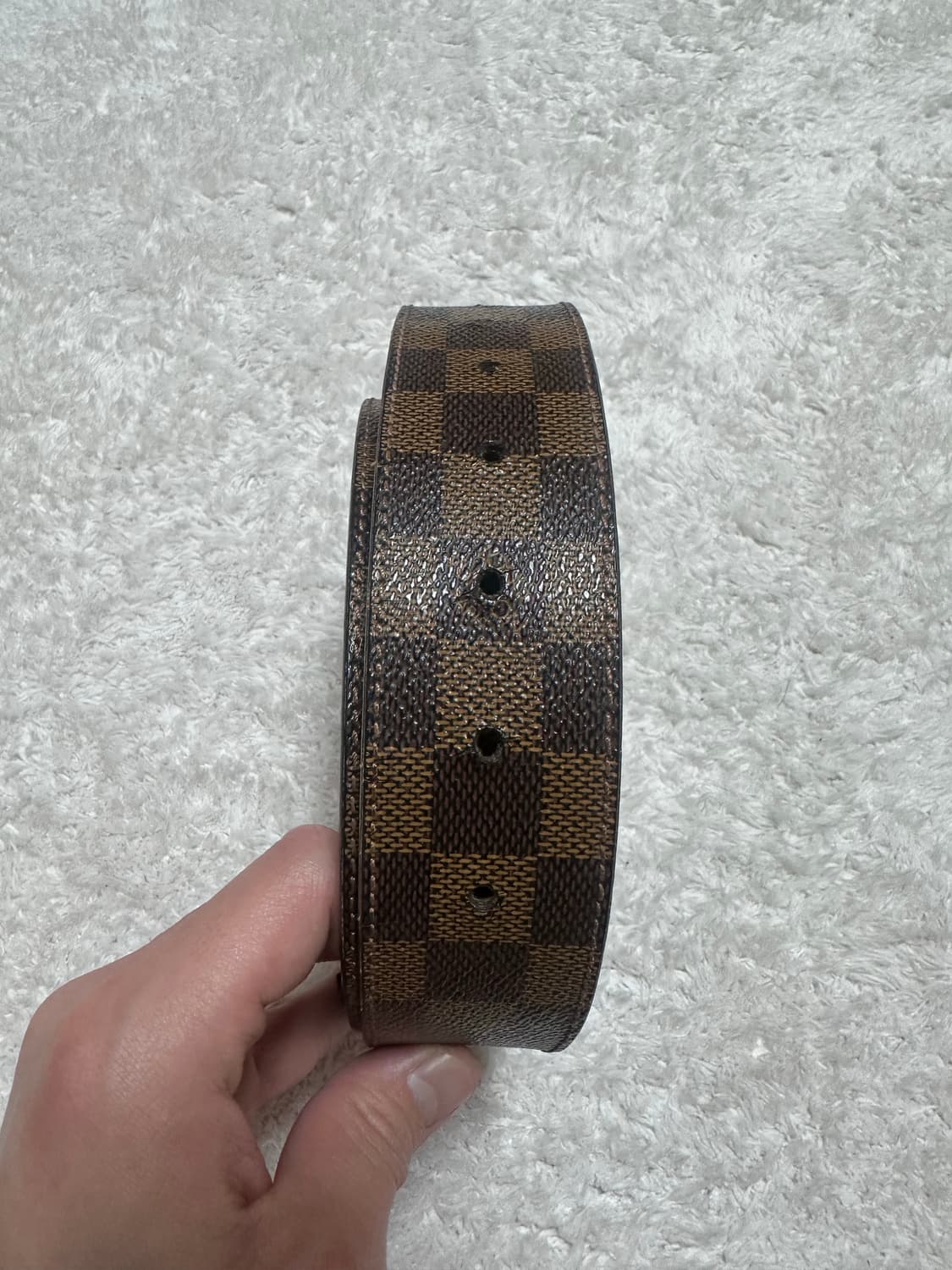 정품) 루이비통 다미에 벨트 상품이미지4