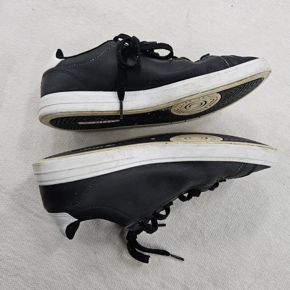 [9] 라코스테 블랙 레더 가죽 스니커즈 운동화 0116 Y1 상품이미지4