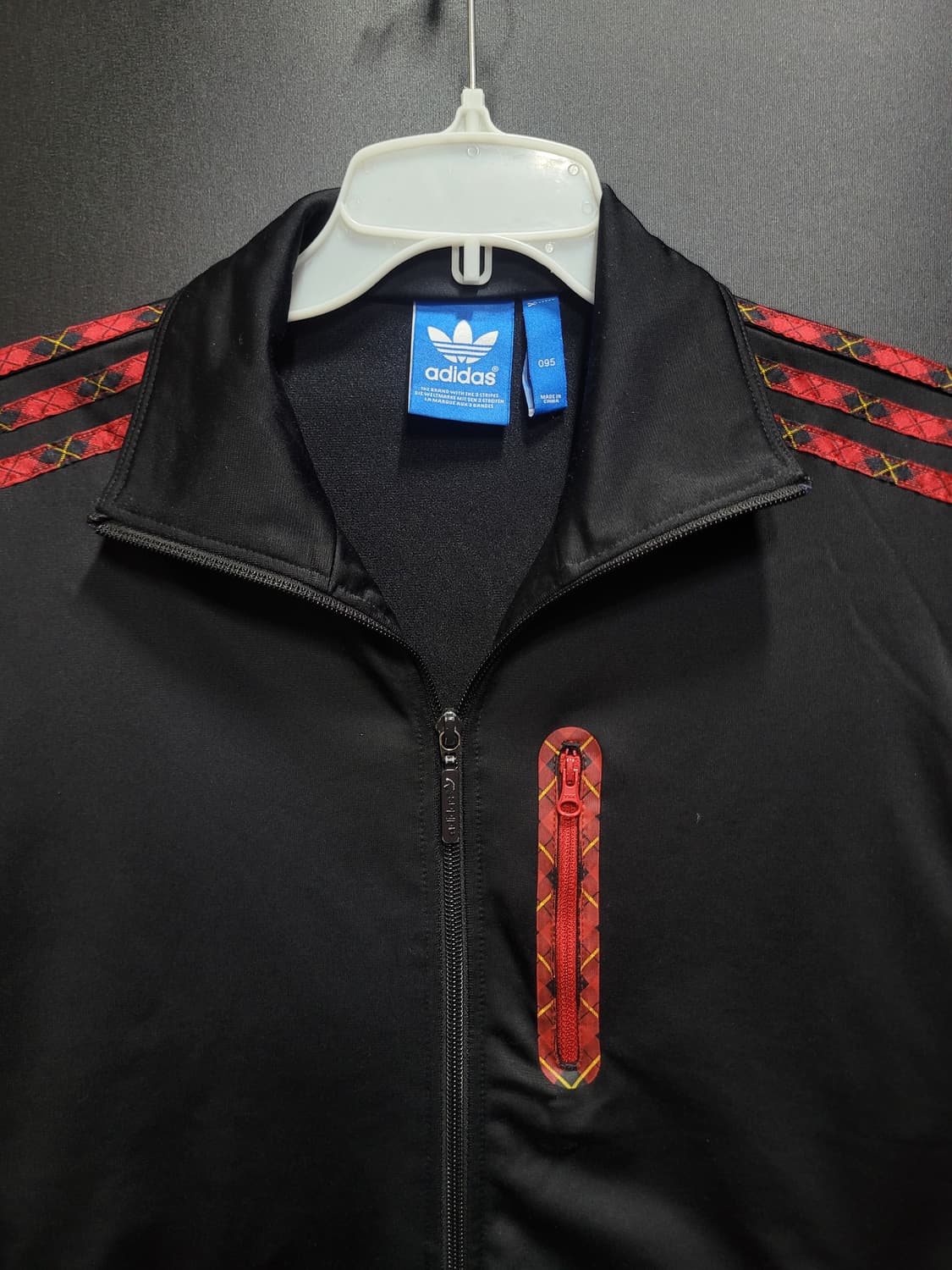 아디다스 불꽃 파이어버드 체크 백로고 트랙탑 희귀 져지  상품이미지3