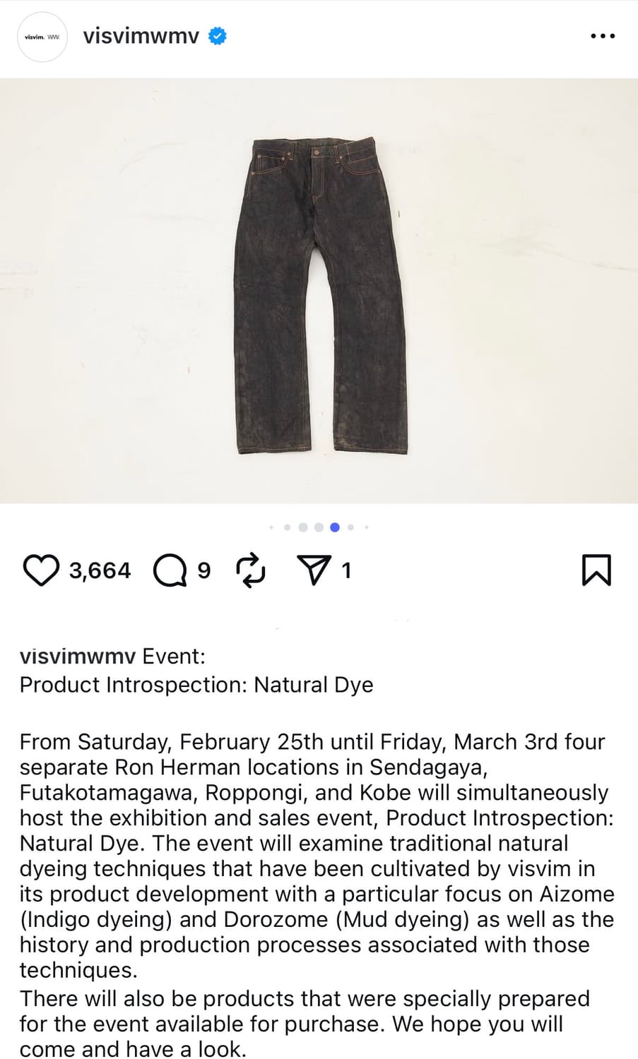 32) Visvim 01slim mud overdye 상품이미지2