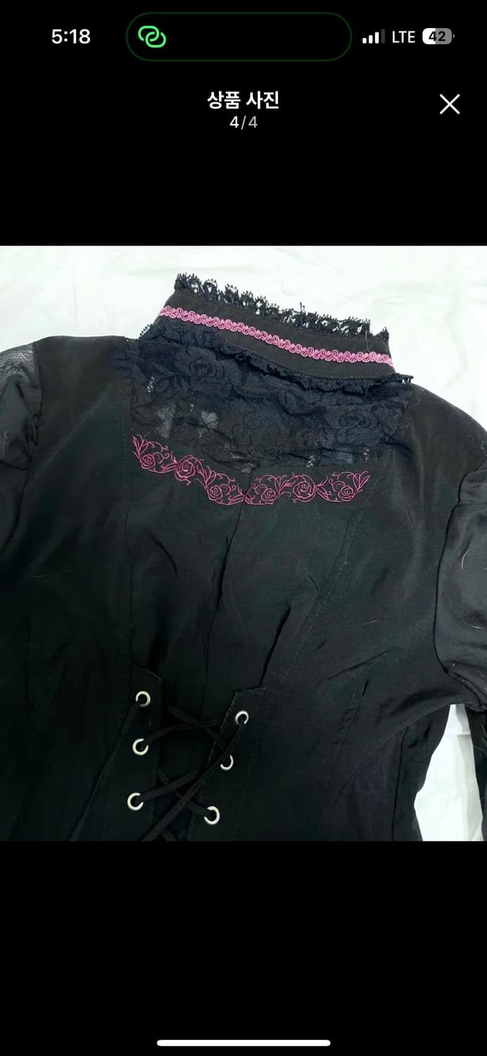 Ozz on 오즈온 로즈코르셋 블라우스 상품이미지3