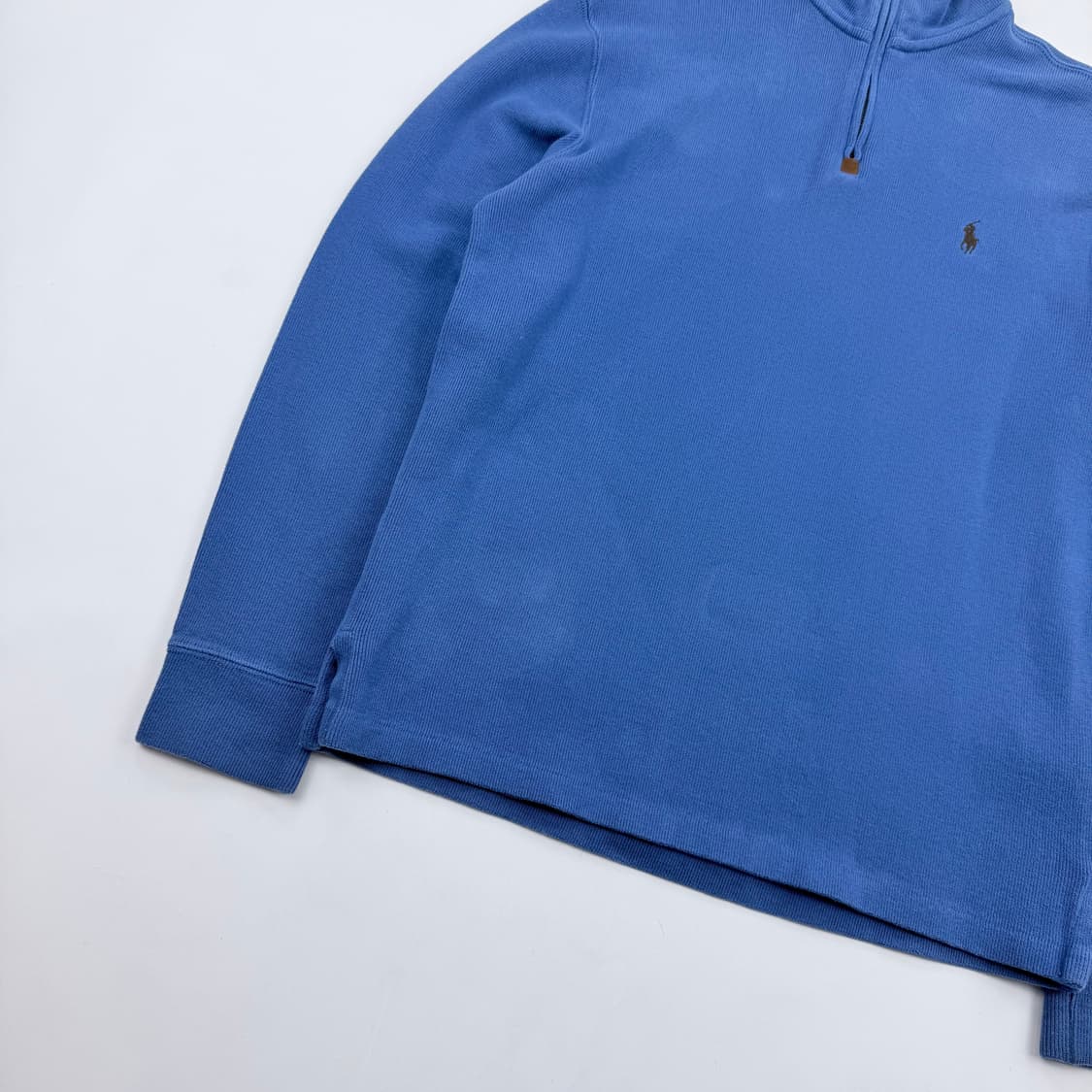 폴로 랄프로렌 하프 반집업 블루 상품이미지3