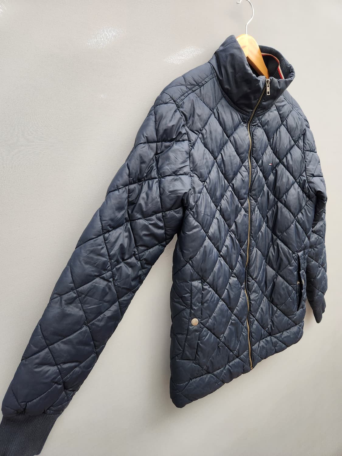 타미힐피거 네이비 퀼팅 패딩 점퍼 상품이미지2