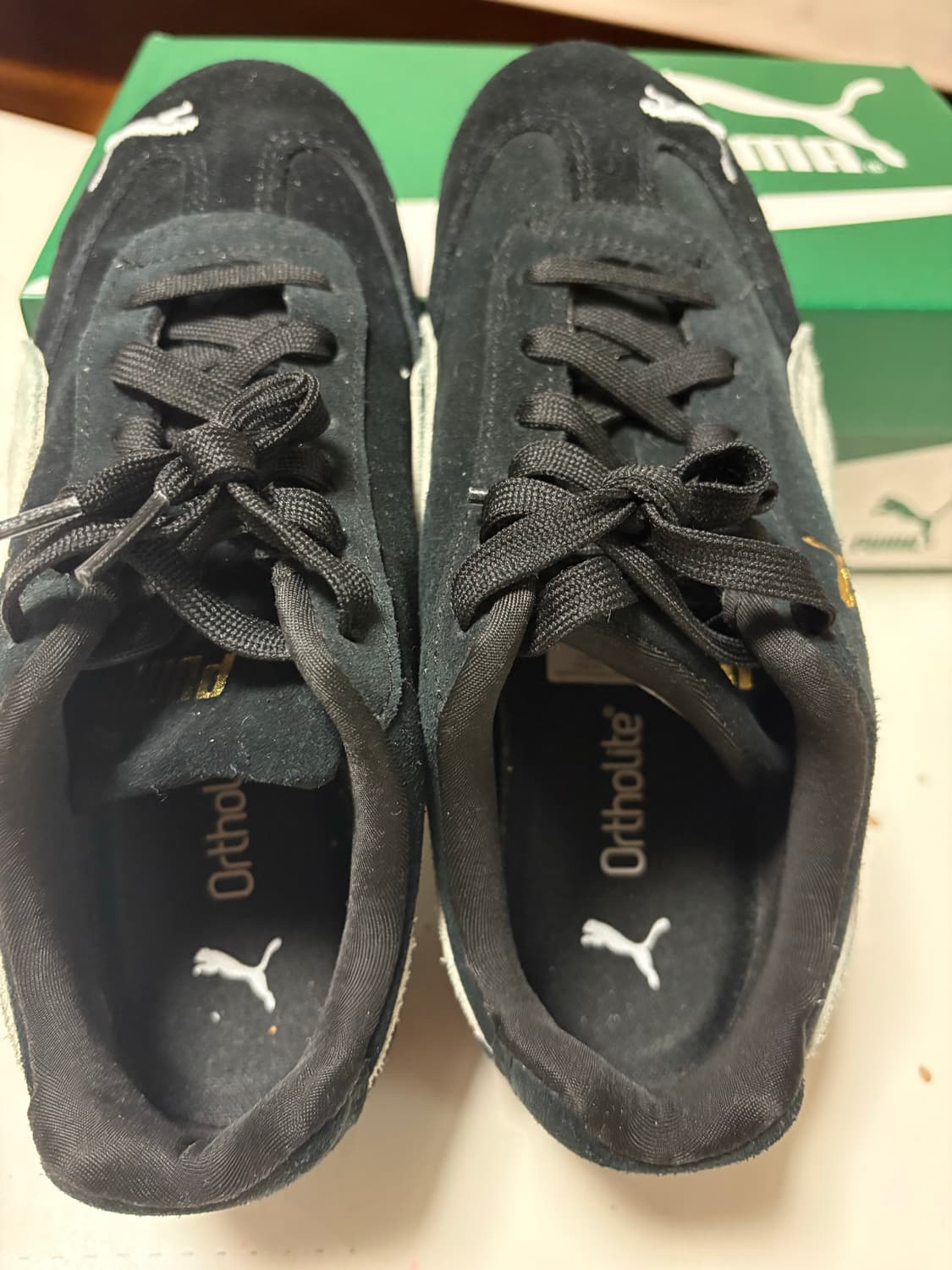 푸마 스피드캣 OG 블랙 화이트 상품이미지2