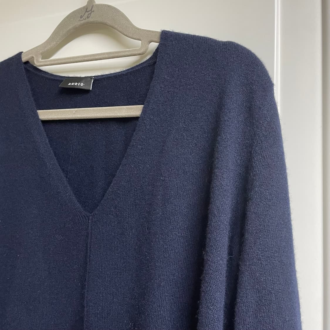 아크리스 캐시미어 네이비 니트 상품이미지4