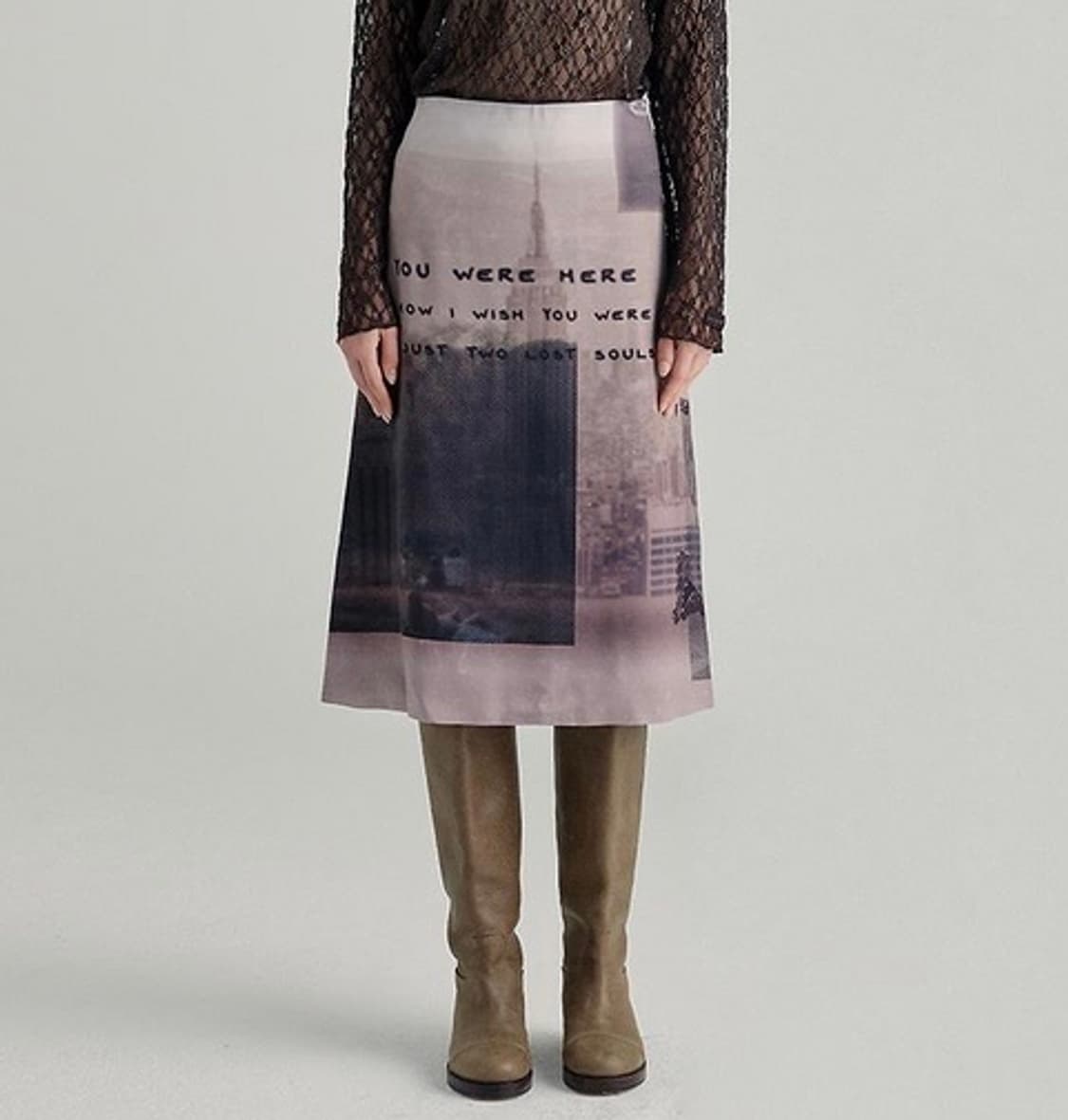 마지셔우드 미디 스커트 상품이미지1