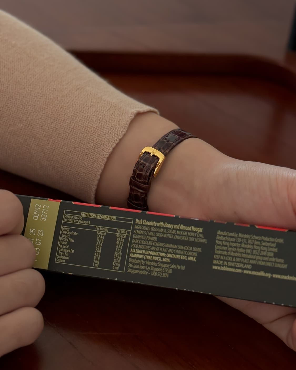 오메가 드빌 골드 스퀘어 시계 상품이미지6