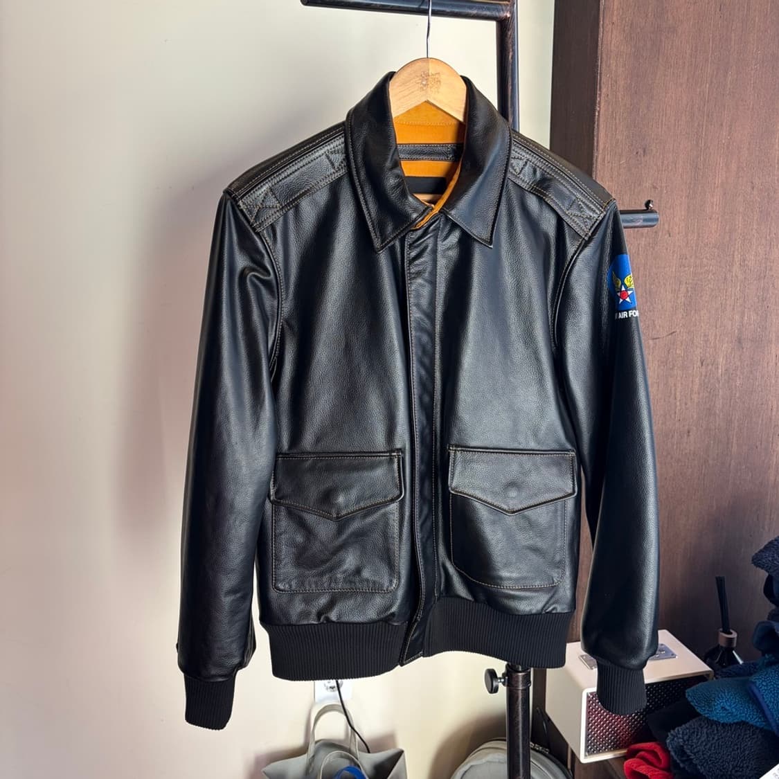 15316 - WILLIS & GEIGRE TYPE A-2 레더 자켓 상품이미지2