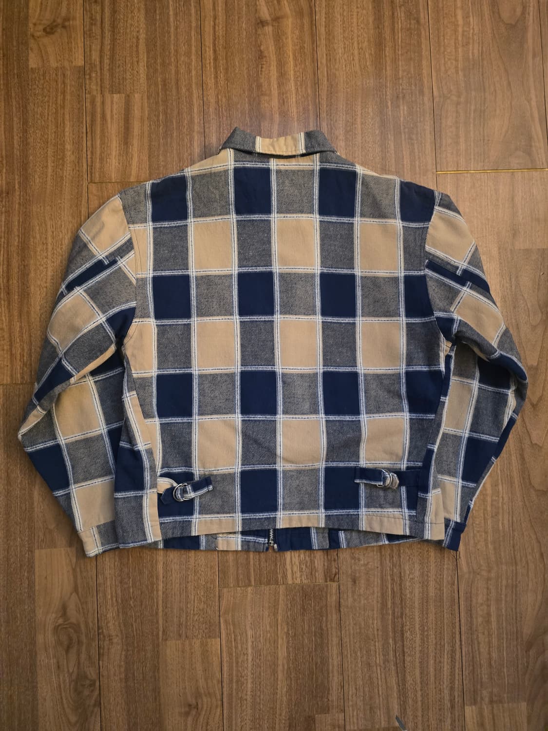 SABUROKU 사보로쿠 체크패턴 스윙탑 자켓 상품이미지4