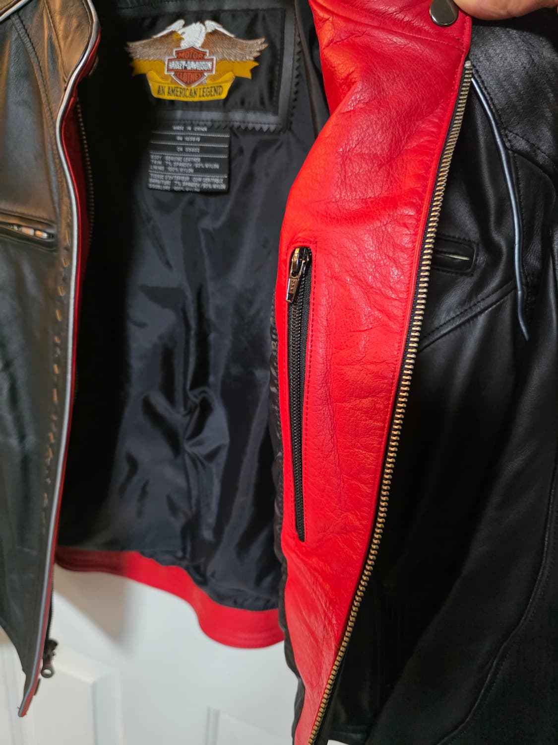 할리 데이비슨 가죽 자켓 여성 L 라이더 상품이미지4