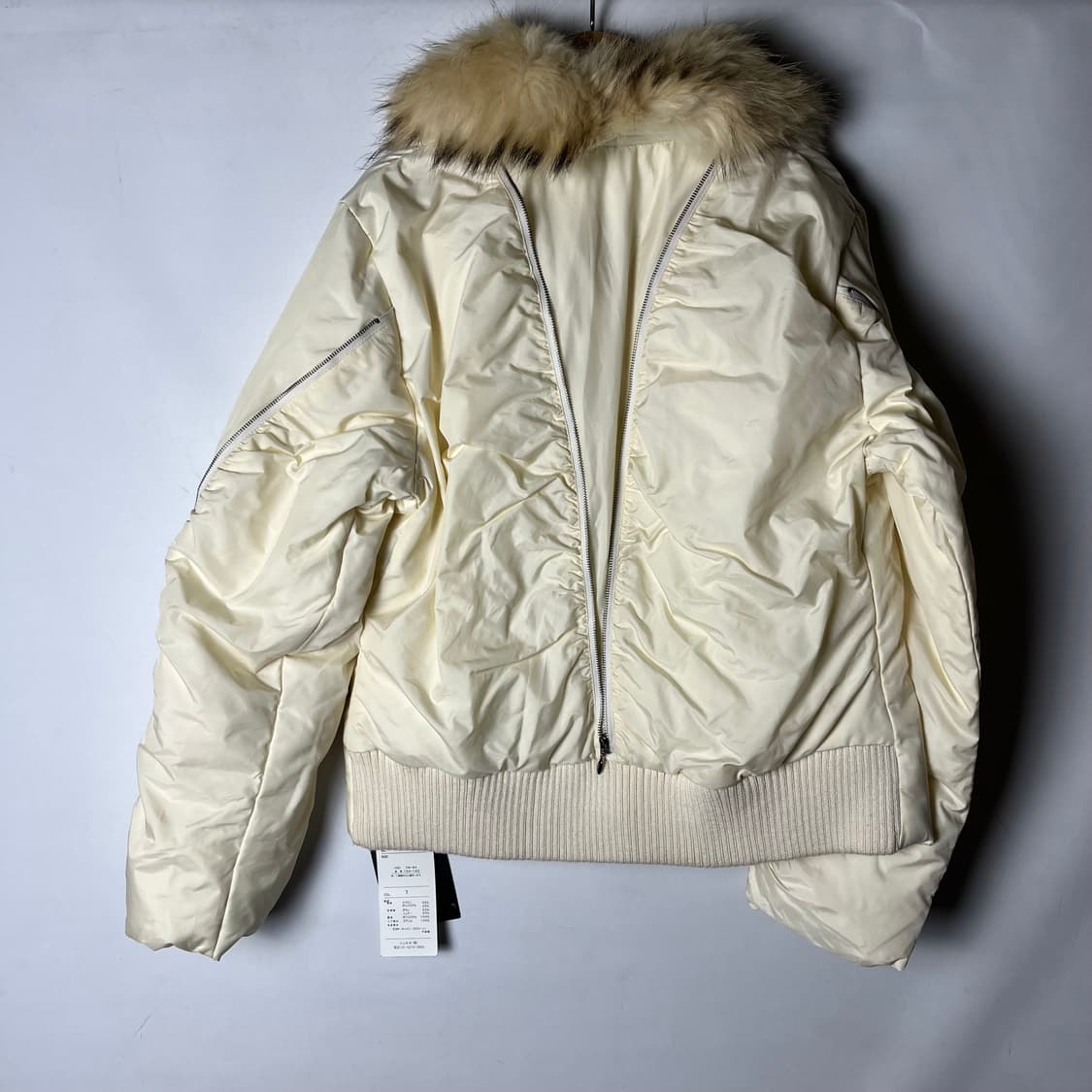 [JPN] 퍼 트리밍 멀티지퍼 다운자켓 (새상품) 상품이미지2