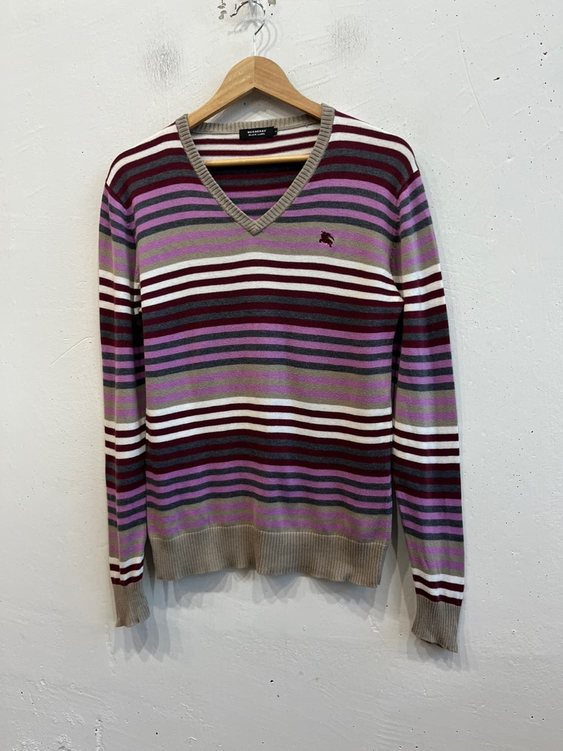 버버리 블랙라벨 코튼 울 니트 우먼즈 상품이미지1