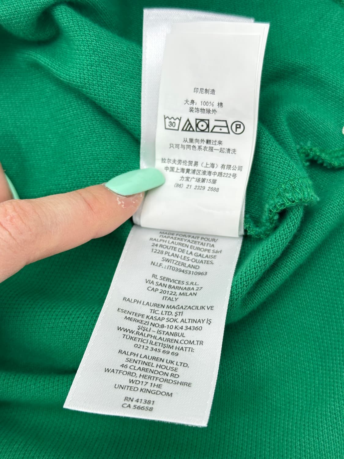 폴로 트리플 빅포니 커스텀 슬림핏 반팔 카라티 상품이미지9