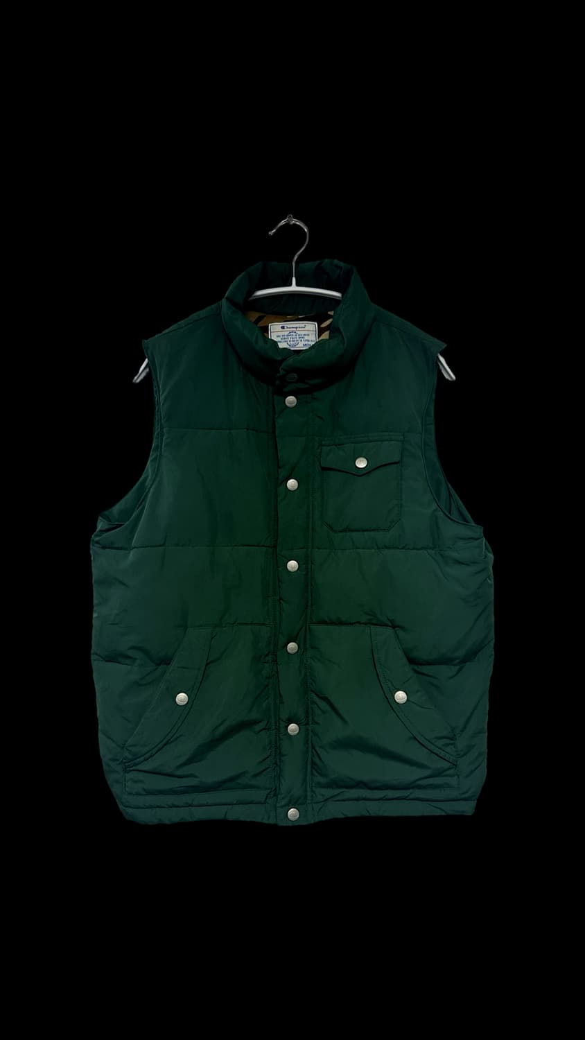 챔피온 JP 그린 패딩 조끼 상품이미지1