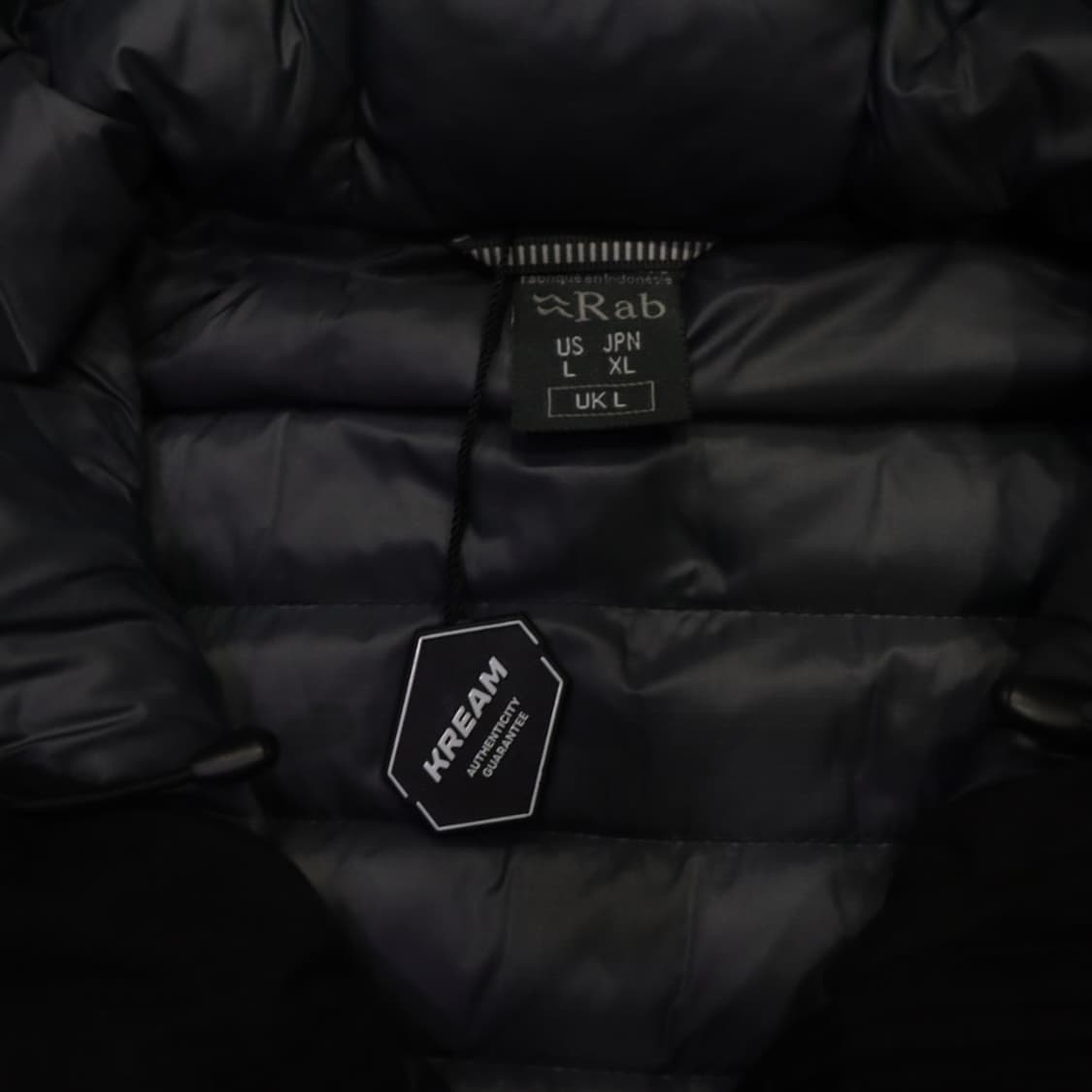 랩 마이크로라이트 알파인 후디 블랙 경량 패딩 상품이미지8