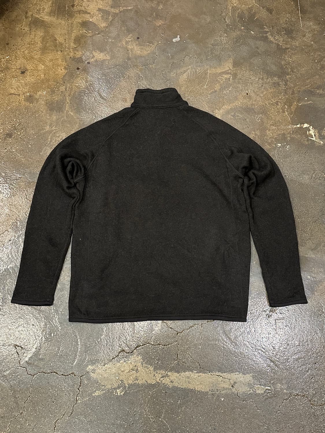 파타고니아 블랙 하프집업 롱슬리브 XL 상품이미지2