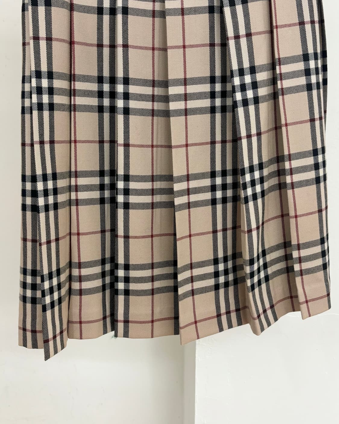 버버리 노바 체크 울 벨티드 랩 스커트 상품이미지6