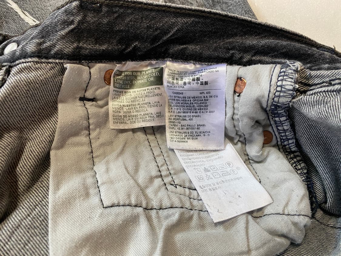 Levi's 501 데님반바지 28 상품이미지6