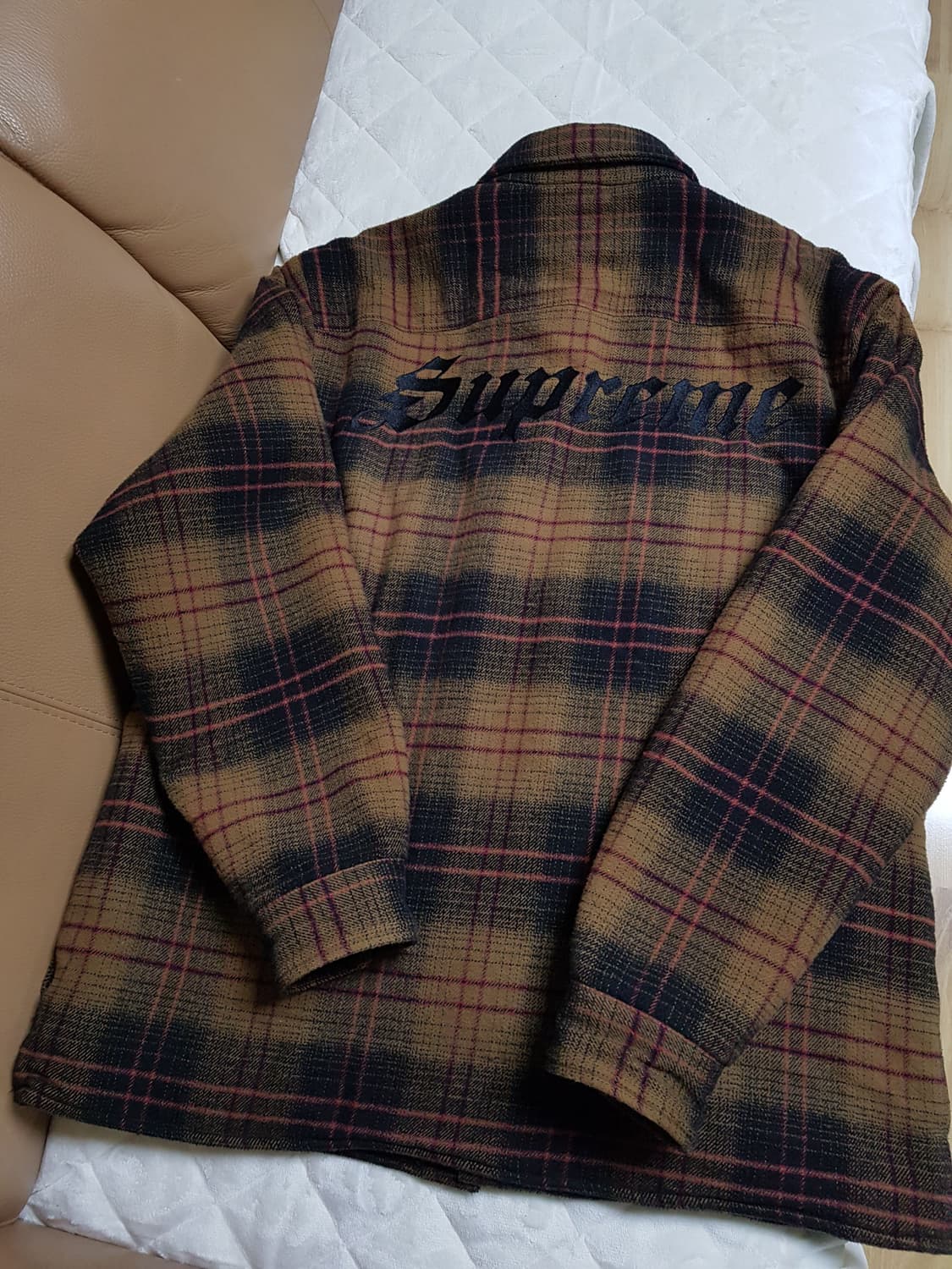 슈프림 라인드 플란넬 스냅 셔츠 자켓 23FW 상품이미지2