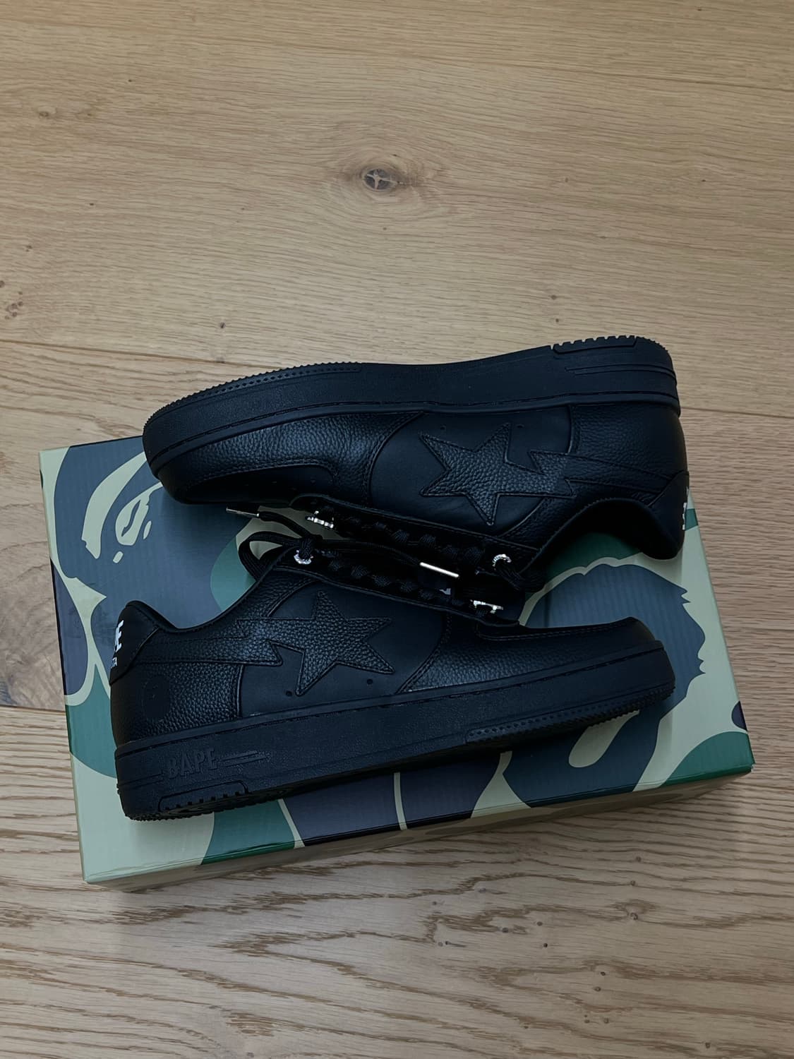 베이프스타 올블랙 260 새상품 상품이미지1