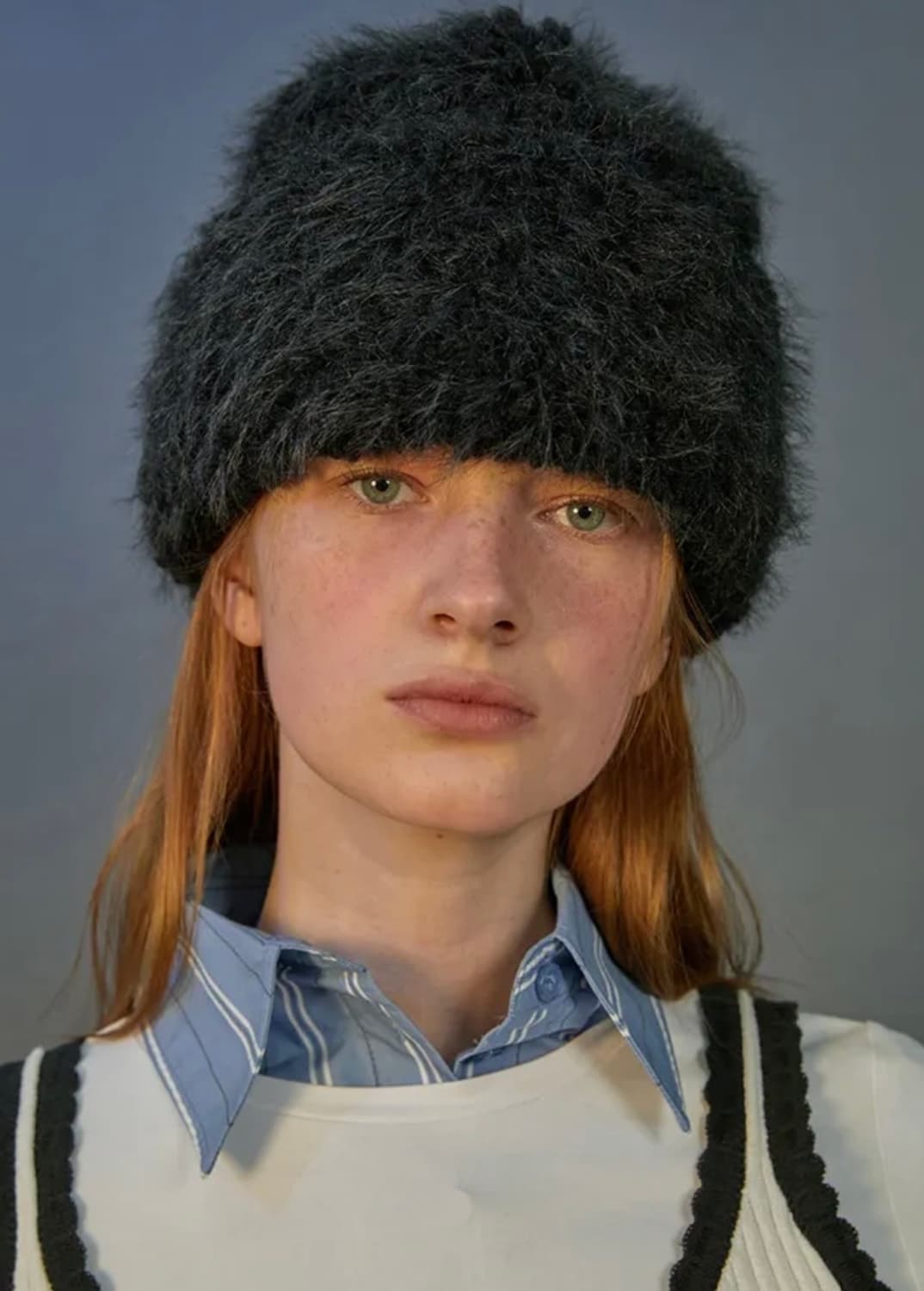 어썸니즈 슈가로프 햇_플루피 블랙 sugarloaf hat 상품이미지1