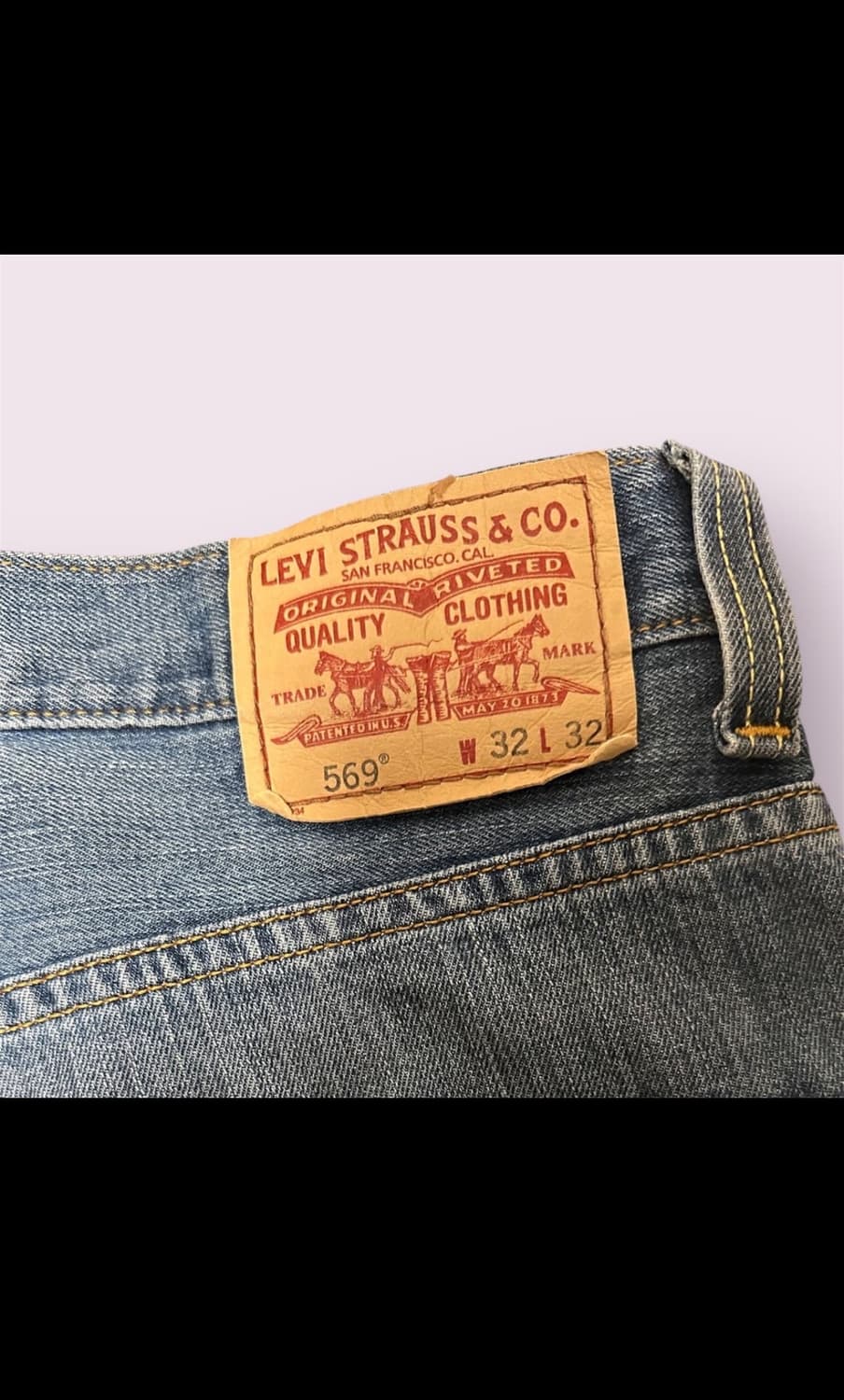 리바이스 569 루즈 스트레이트핏 W32 X L32 상품이미지5