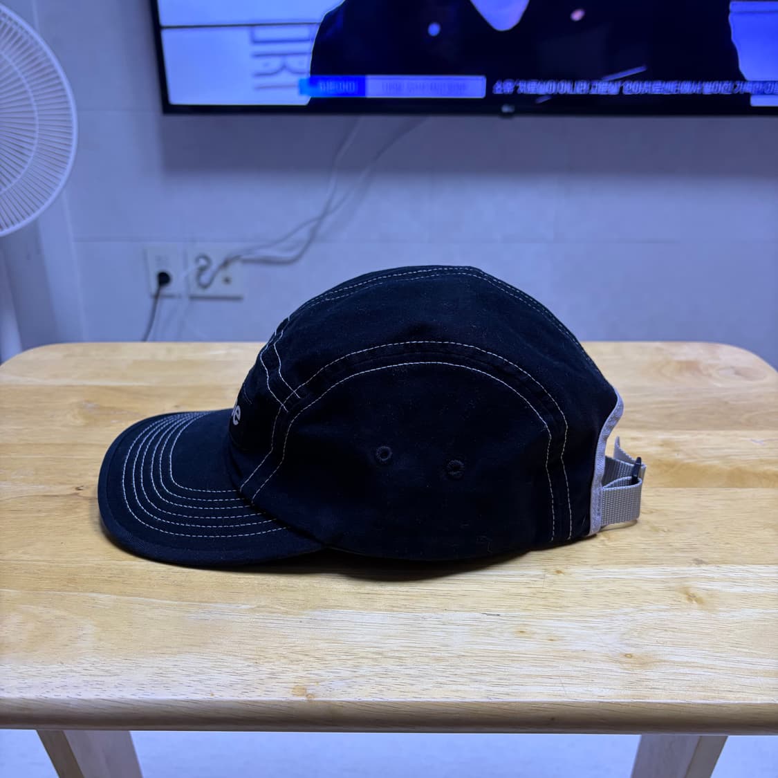 슈프림 투톤 트윌 캠프캡 블랙 22SS 상품이미지2