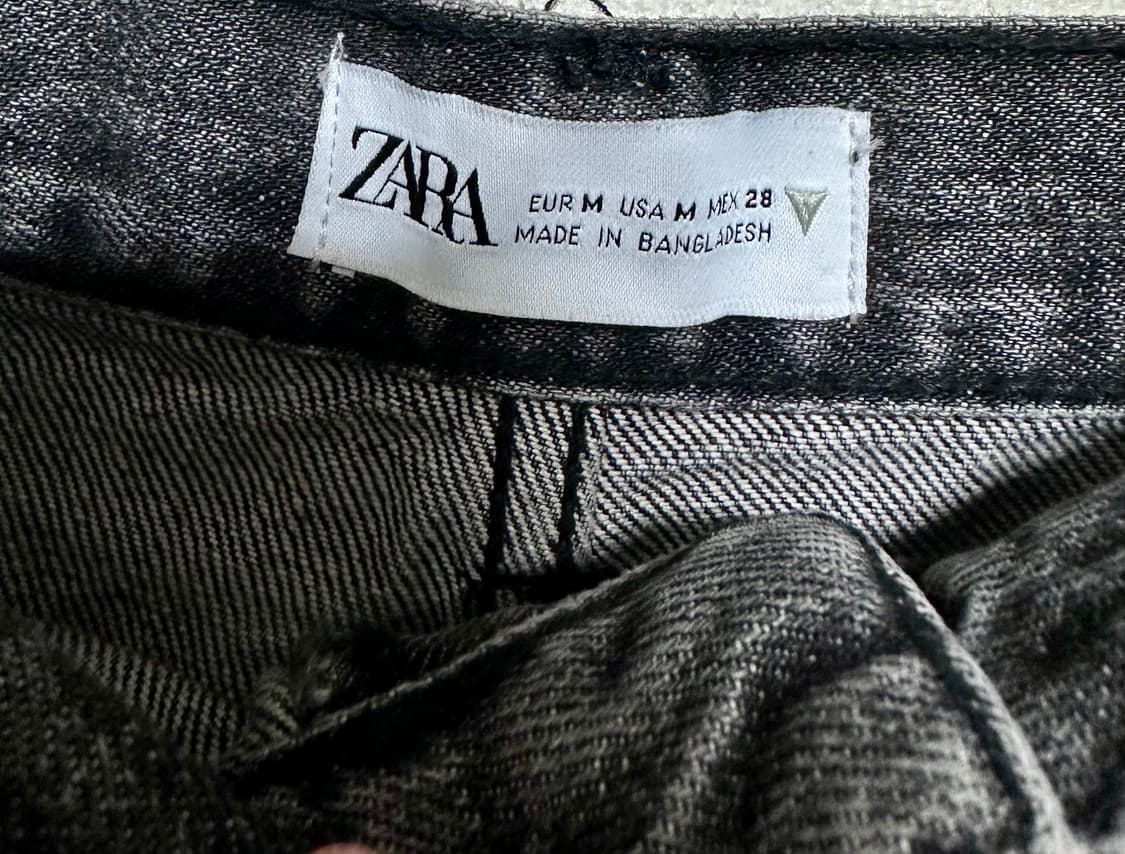 자라 ZARA 로우라이즈 레이어드 데님스커트 M 상품이미지4