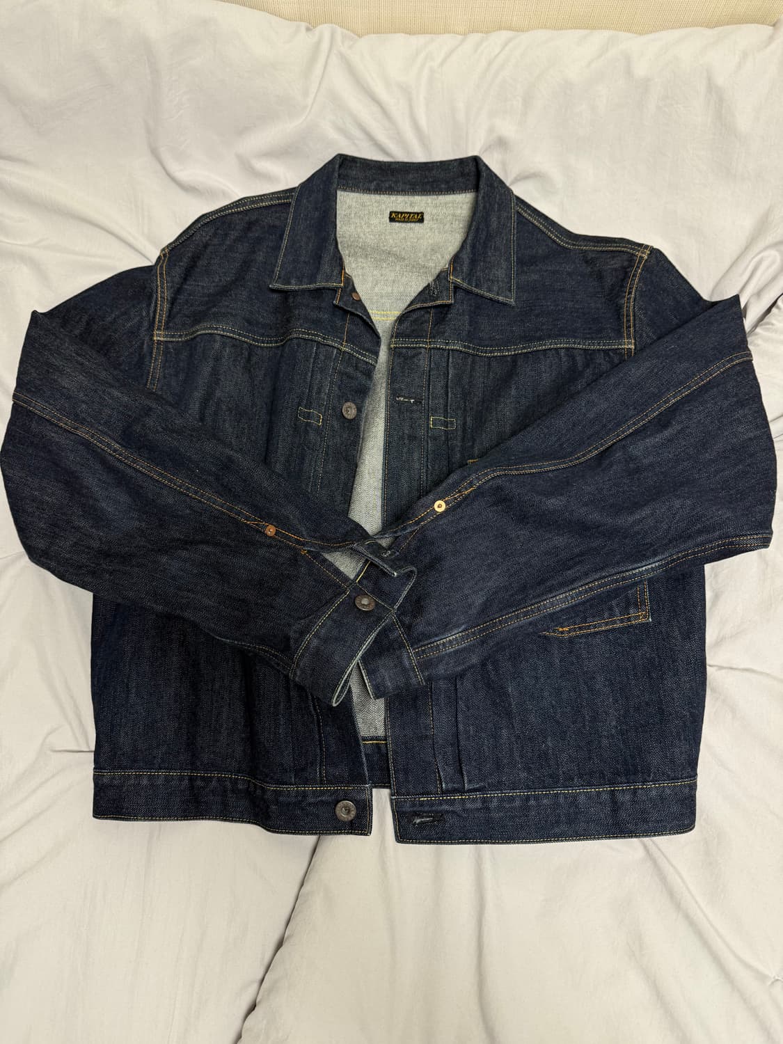 [3]캐피탈 14온즈 데님 1ST 원 워시 자켓 인디고 상품이미지1