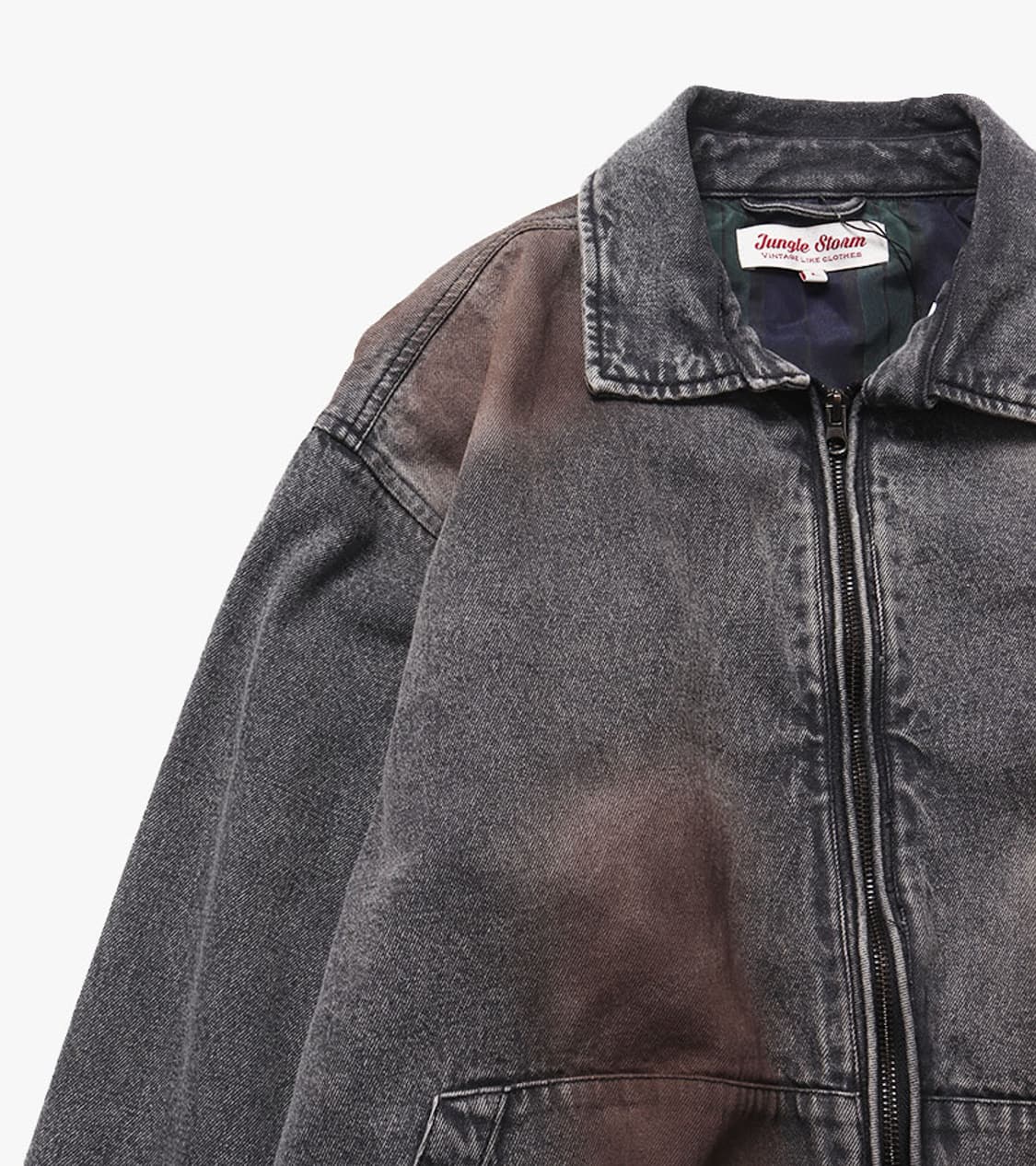 JUNGLE STORM -25SS  WASHED DENIM JACKET 상품이미지2