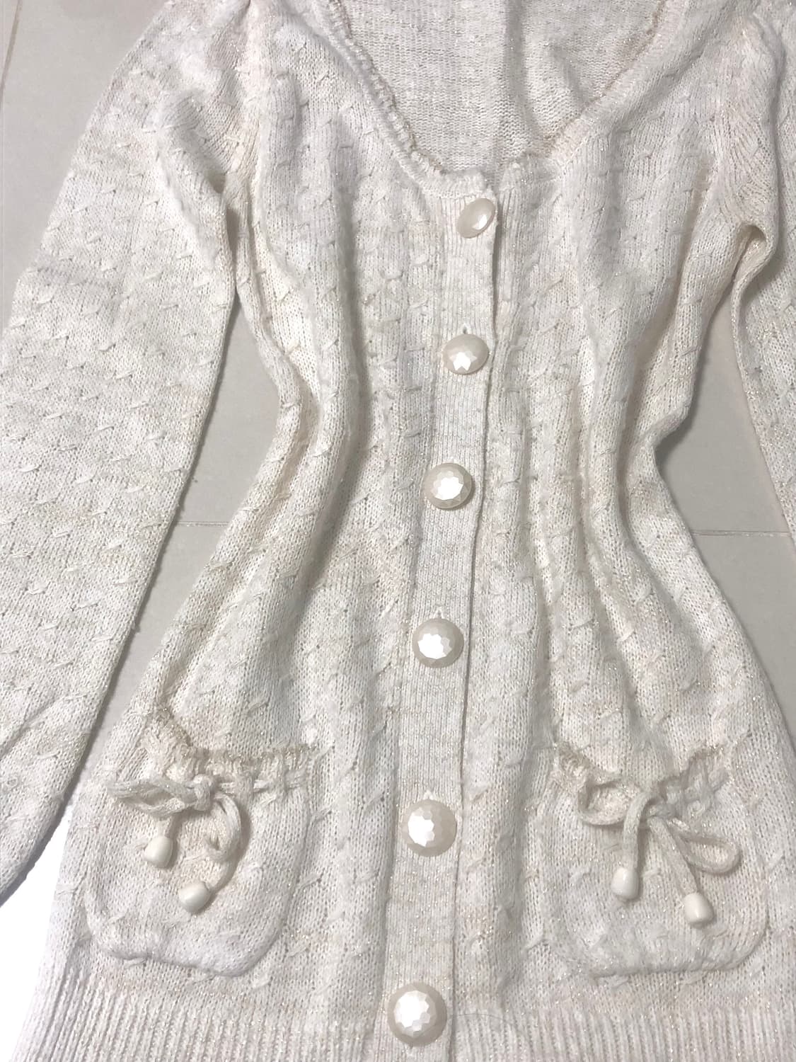 히메갸루 라떼갸루 빈티지 가디건 모리걸 갸루 리즈리사 엑시즈팜 지뢰계 상품이미지1