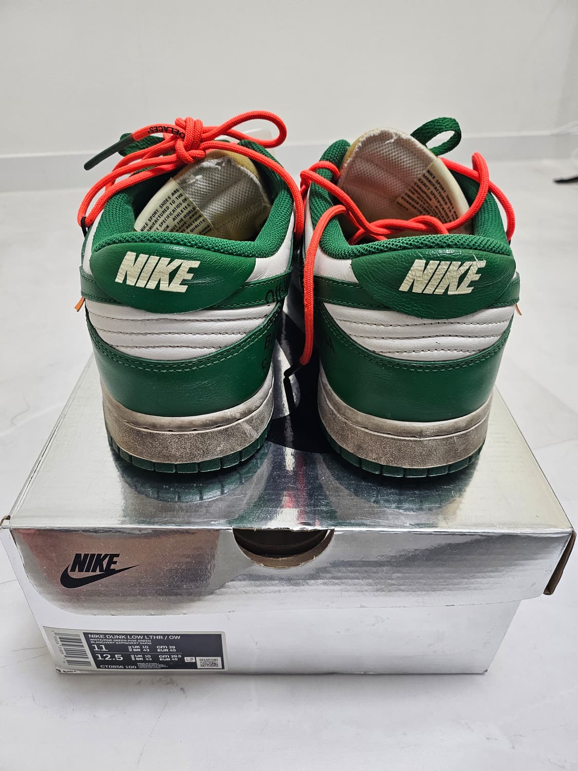 나이키 오프화이트 덩크 그린 상품이미지5