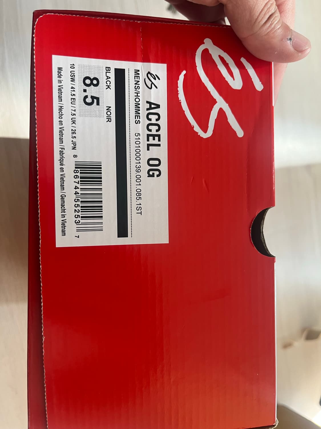 Es accel OG 새상품 265 상품이미지4