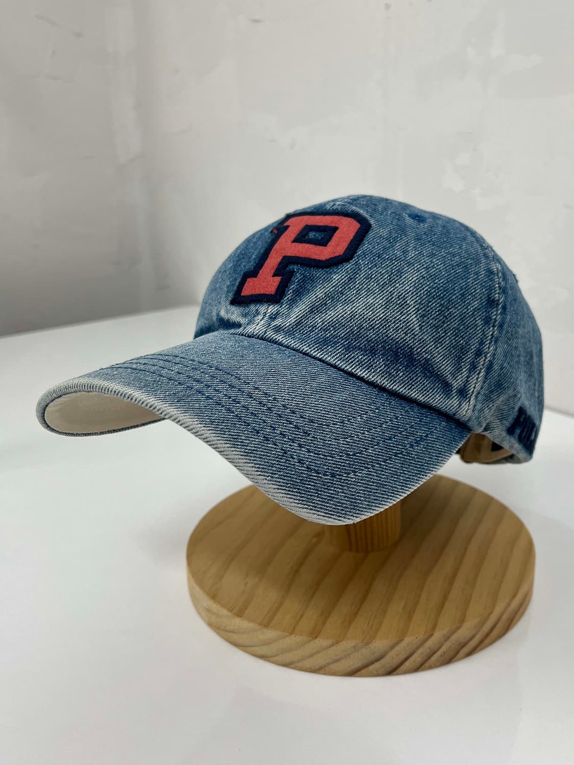 90's 폴로 스포츠 레터맨 P 데님 볼캡 모자 상품이미지1