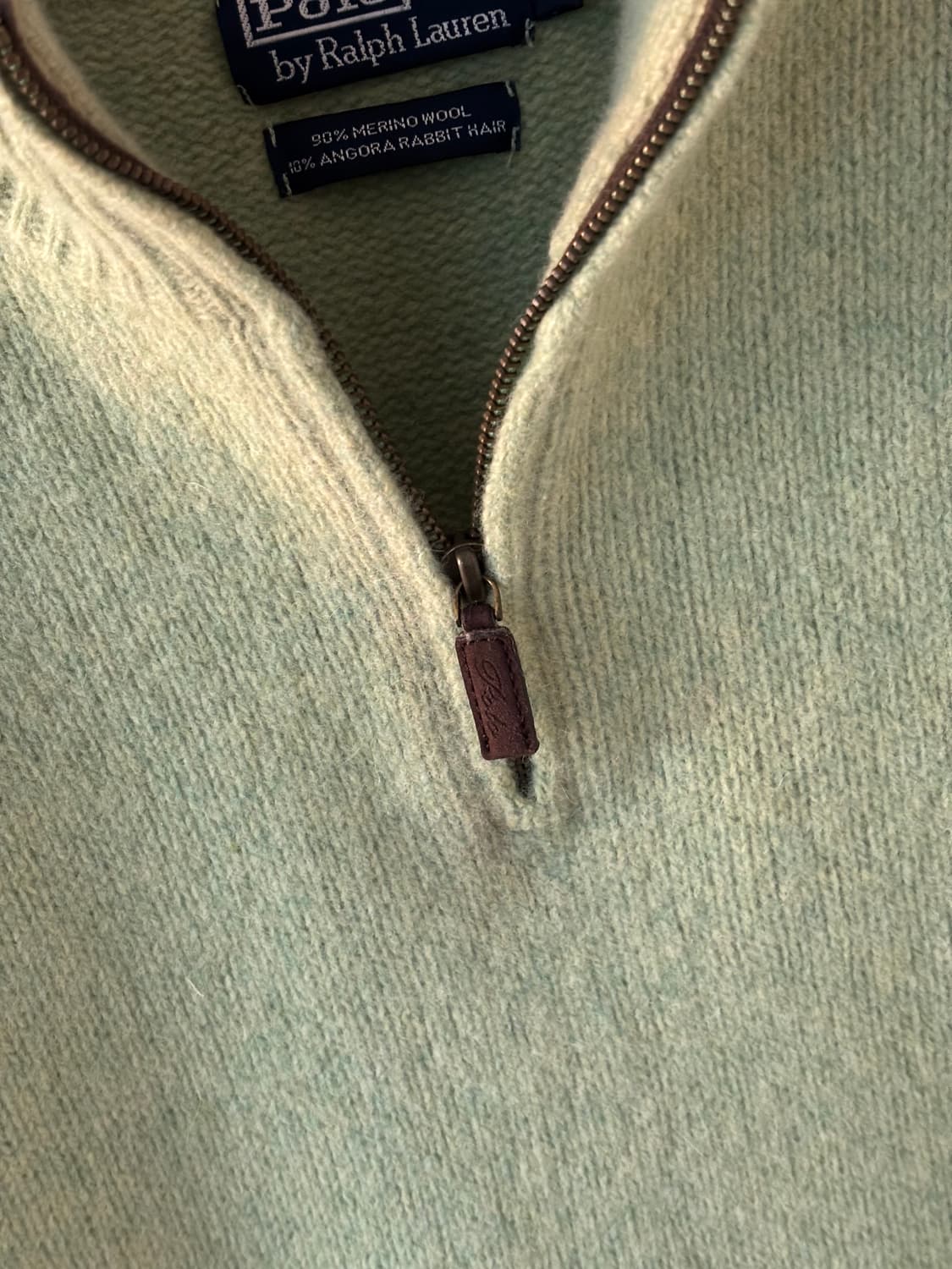 폴로 1/4 집업 니트 상품이미지5