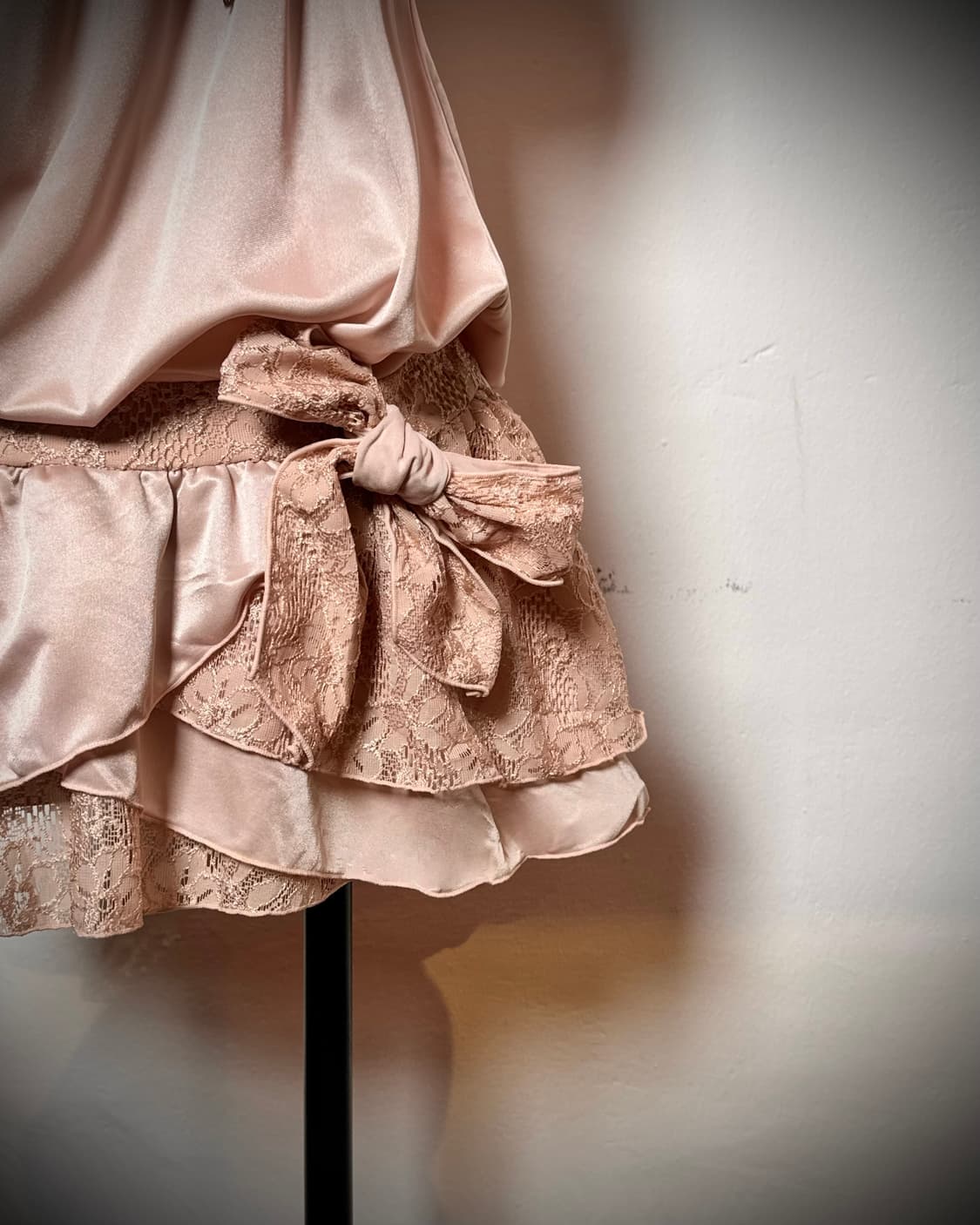 새틴 퍼프 원피스 상품이미지4