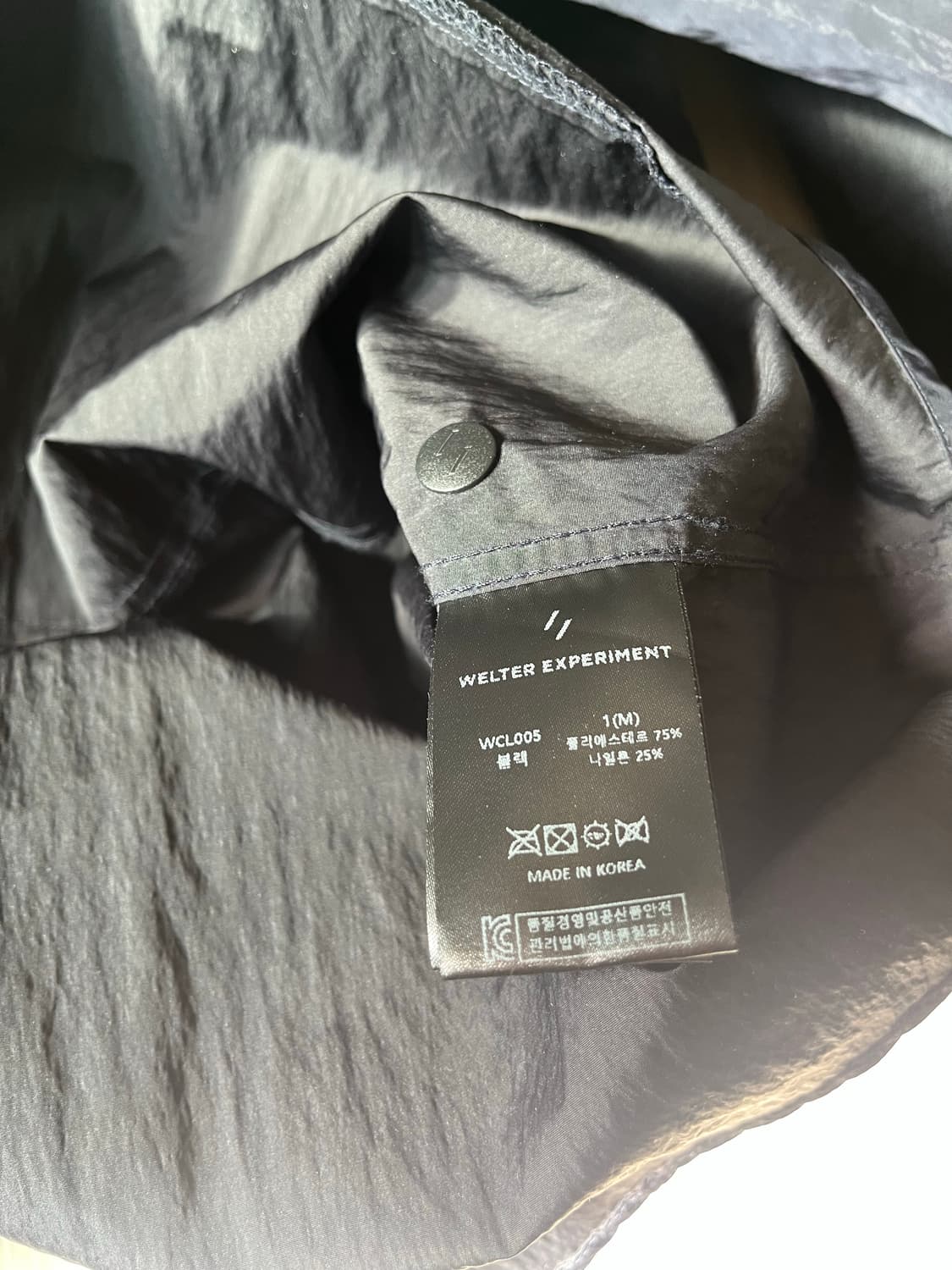 웰터 익스페리먼트 나일론 셔츠 자켓_M 상품이미지5