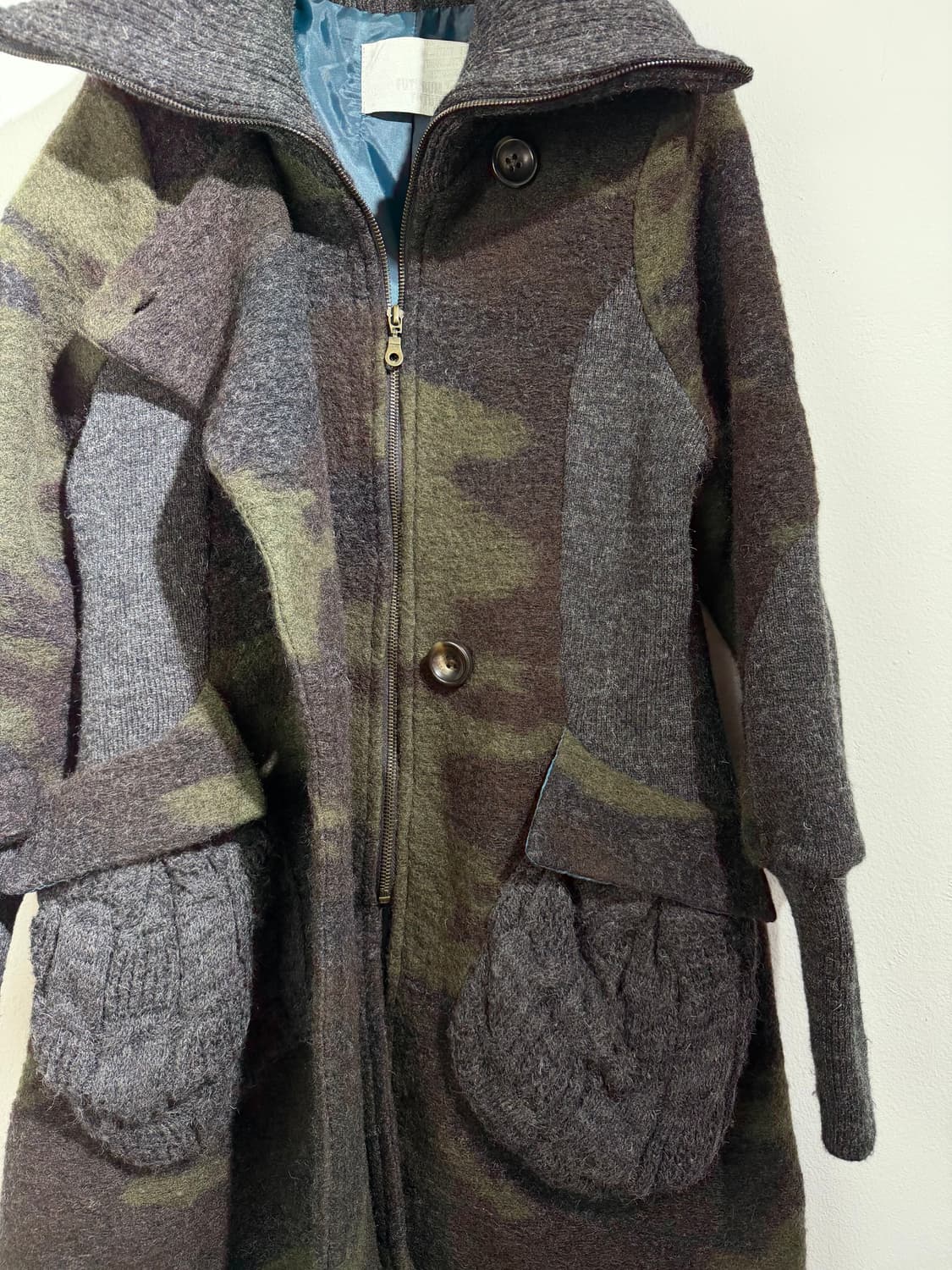 FUTURUM 카모 니트 코트 (MADE IN ITALY) 상품이미지4