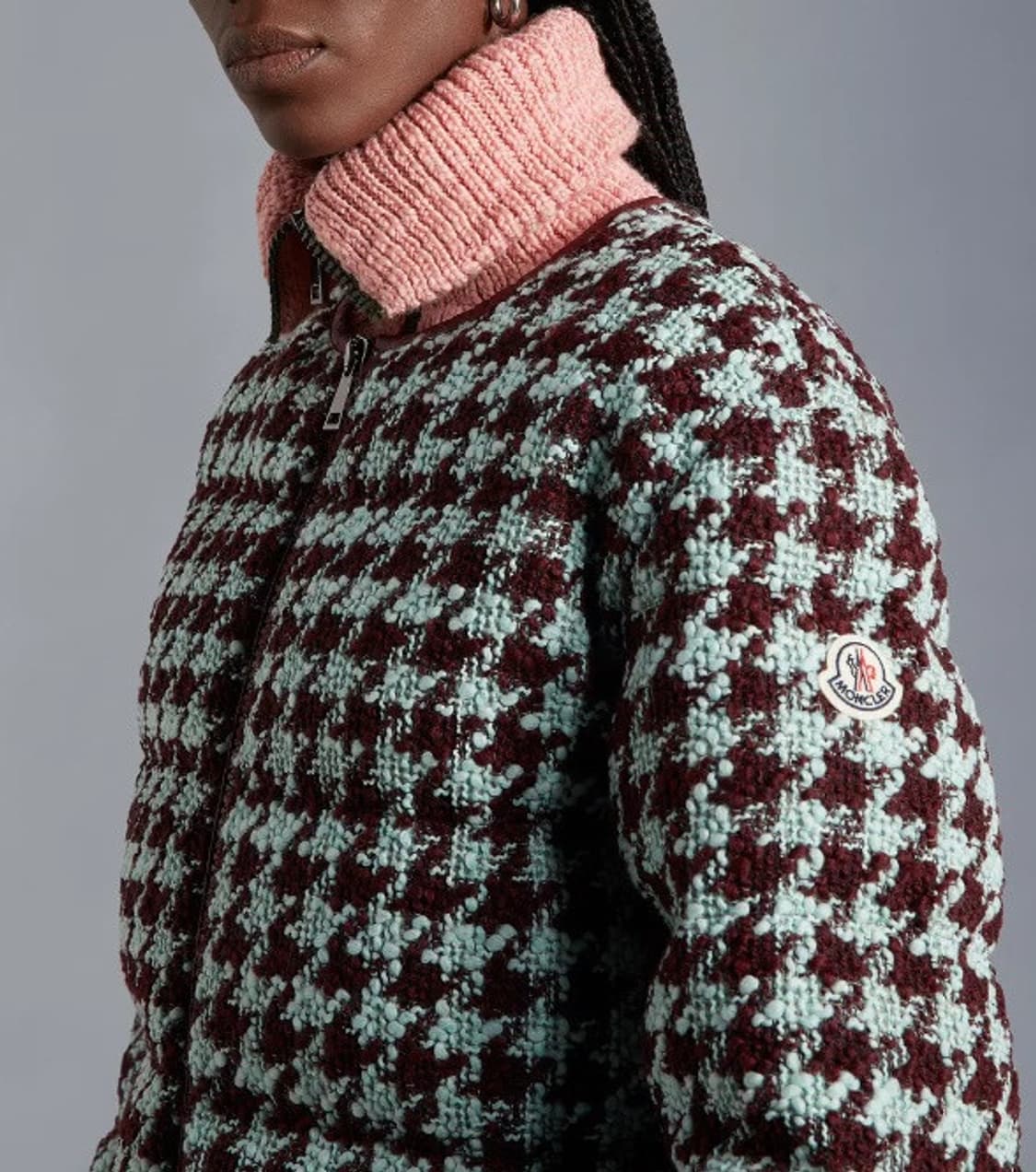 몽클레어 CHEVRIL 트위드 패딩 민트그린 상품이미지2