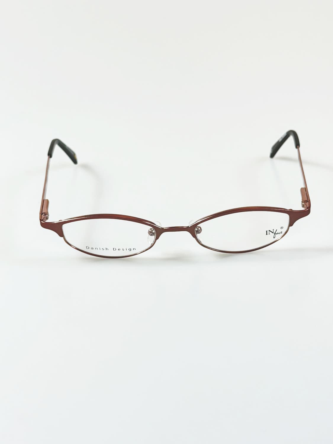 덴마크제 IN FACE 라이트핑크 클럽마스터 프레임 빈티지 안경 상품이미지2